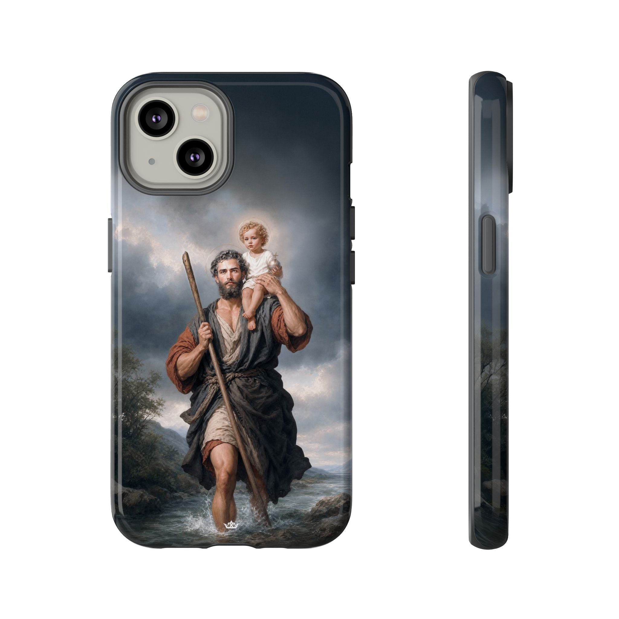St. Christopher Hard Phone Case (River) Copyright VENXARA