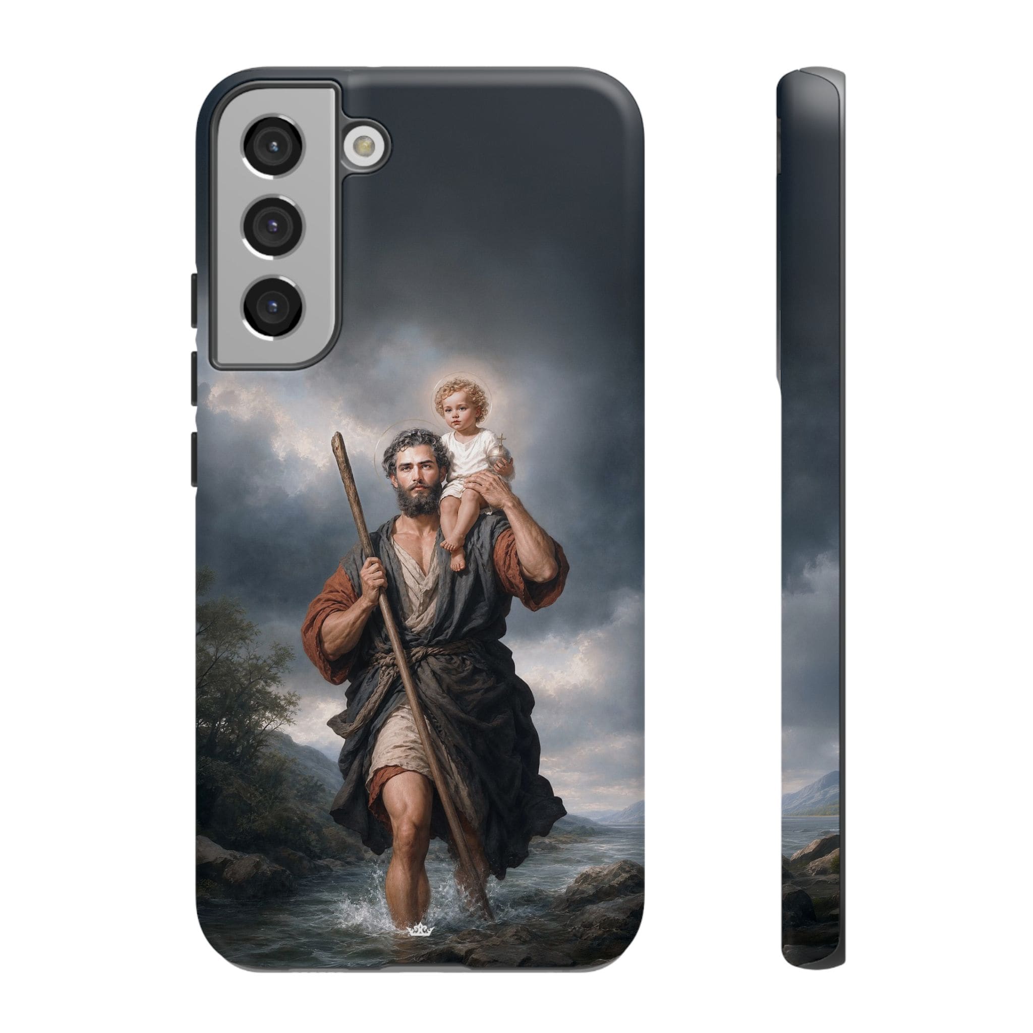 St. Christopher Hard Phone Case (River) Copyright VENXARA
