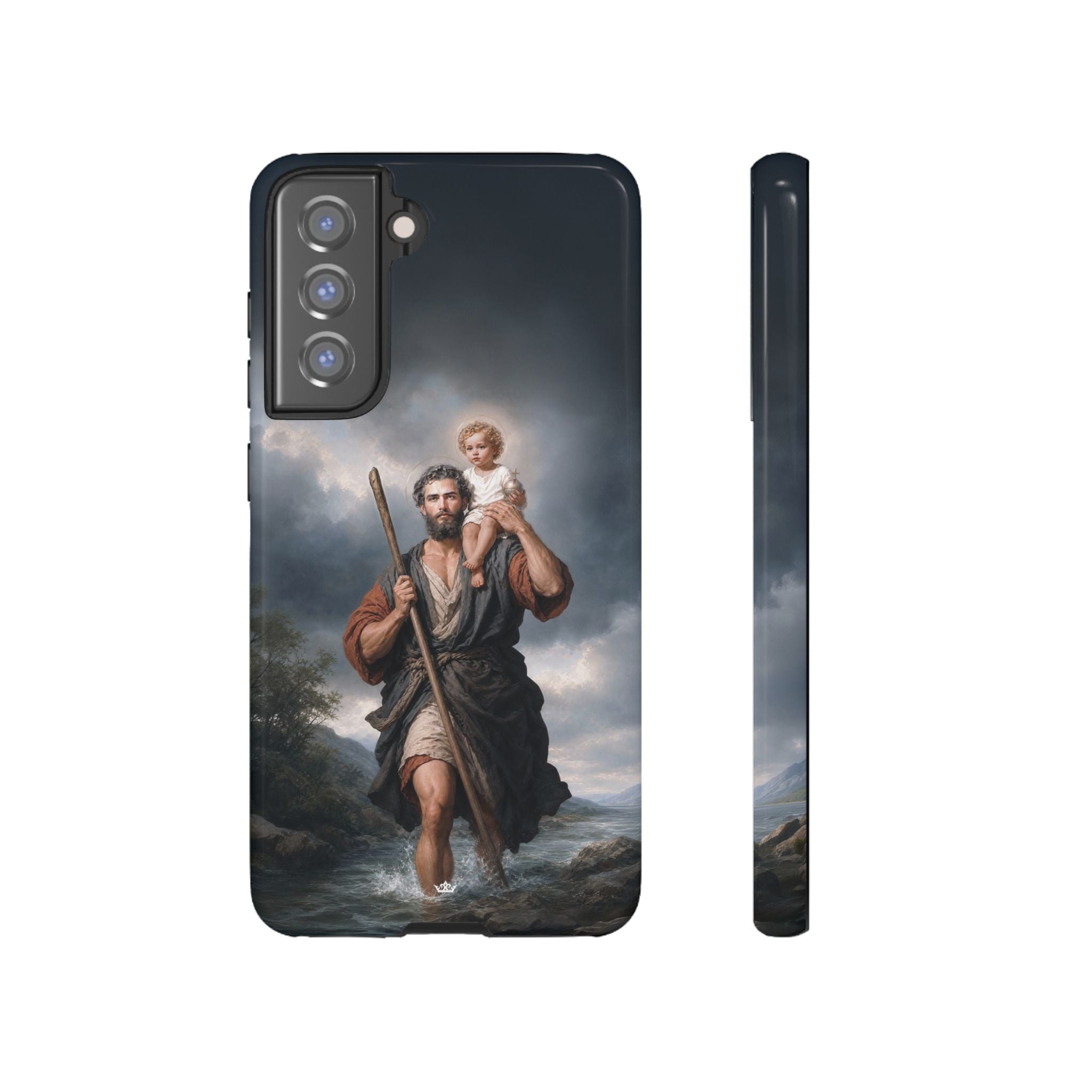 St. Christopher Hard Phone Case (River) Copyright VENXARA