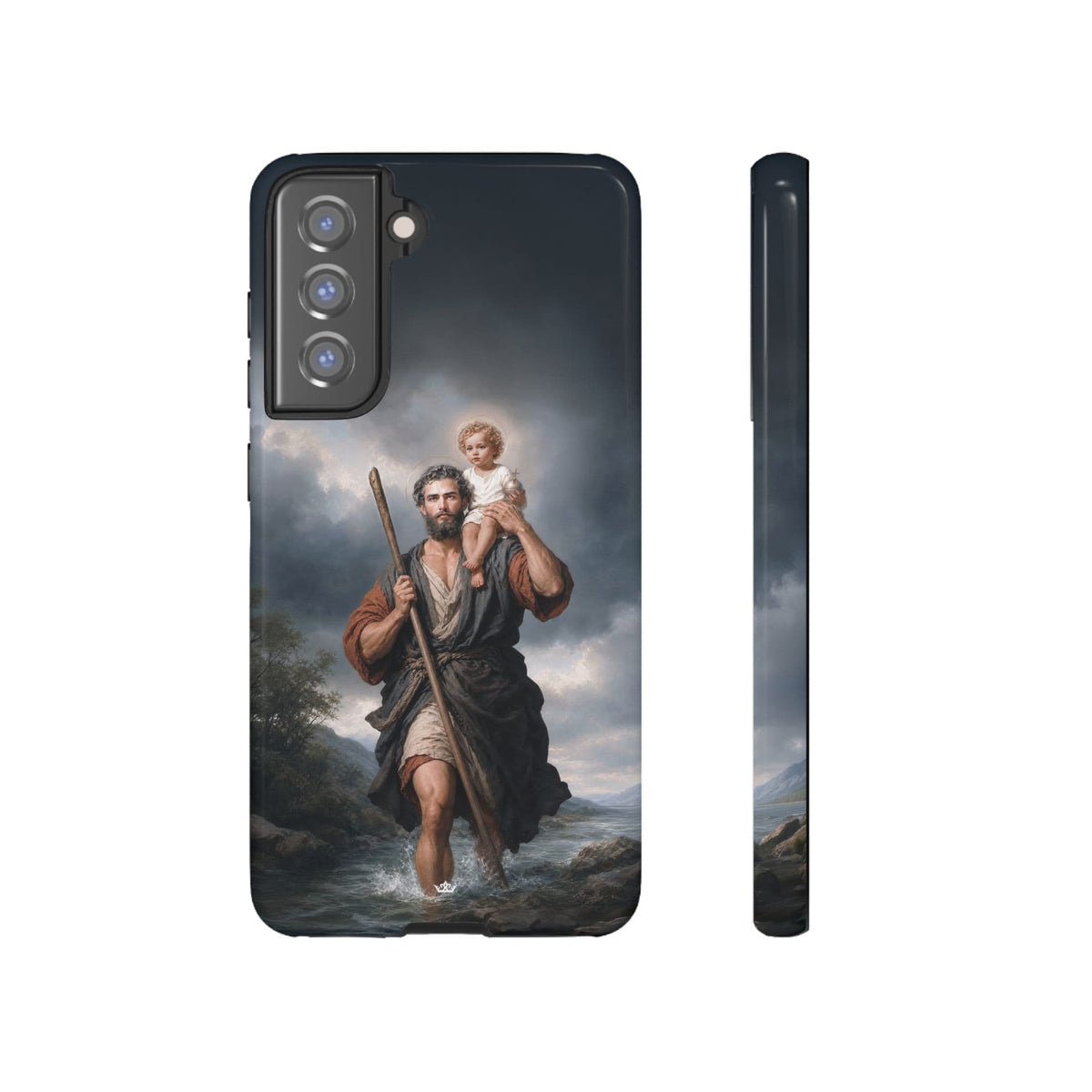 St. Christopher Hard Phone Case (River) Copyright VENXARA