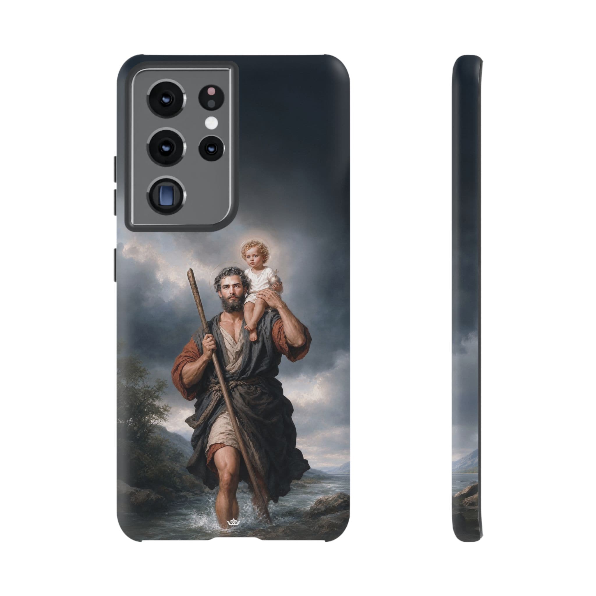 St. Christopher Hard Phone Case (River) Copyright VENXARA