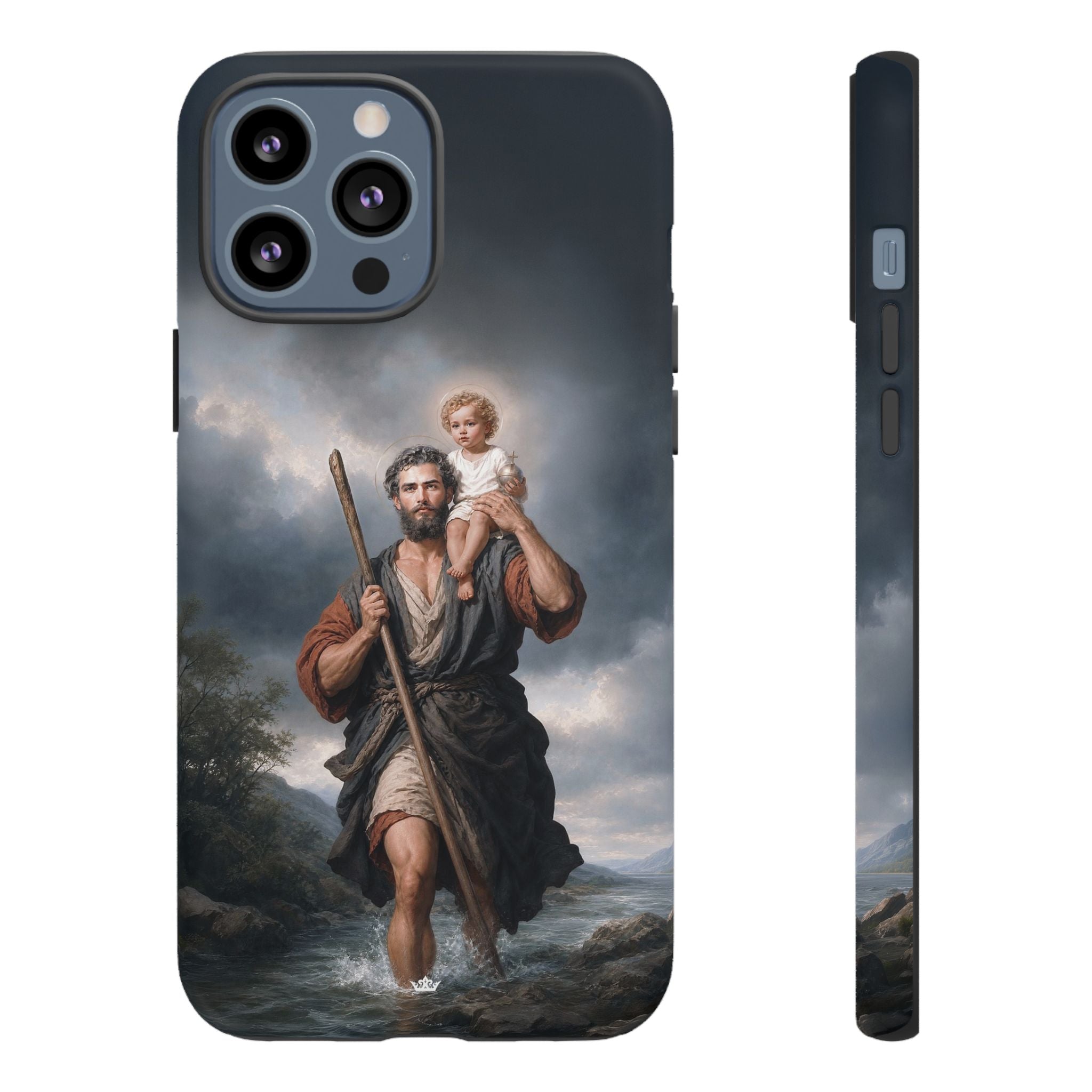 St. Christopher Hard Phone Case (River) Copyright VENXARA