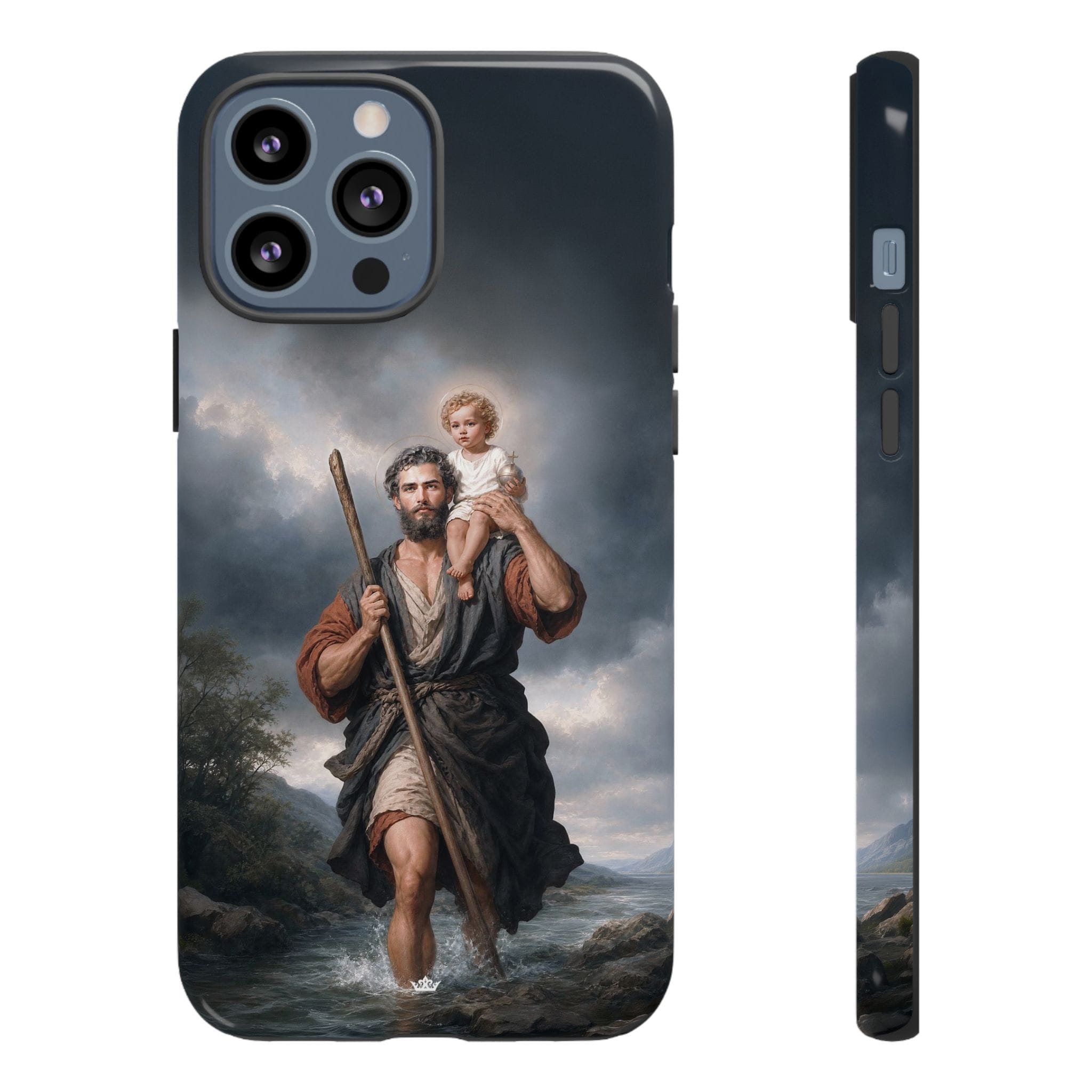 St. Christopher Hard Phone Case (River) Copyright VENXARA