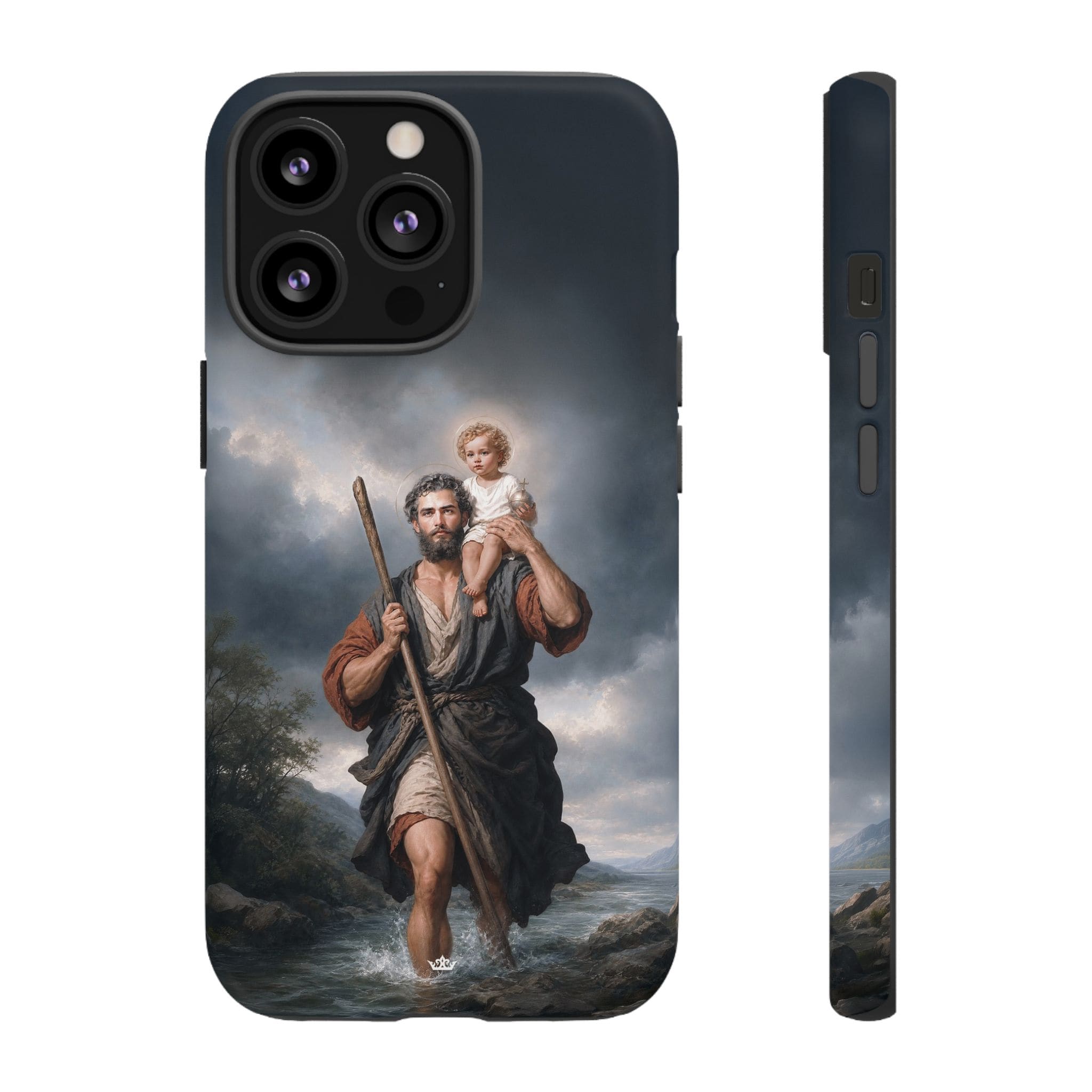 St. Christopher Hard Phone Case (River) Copyright VENXARA