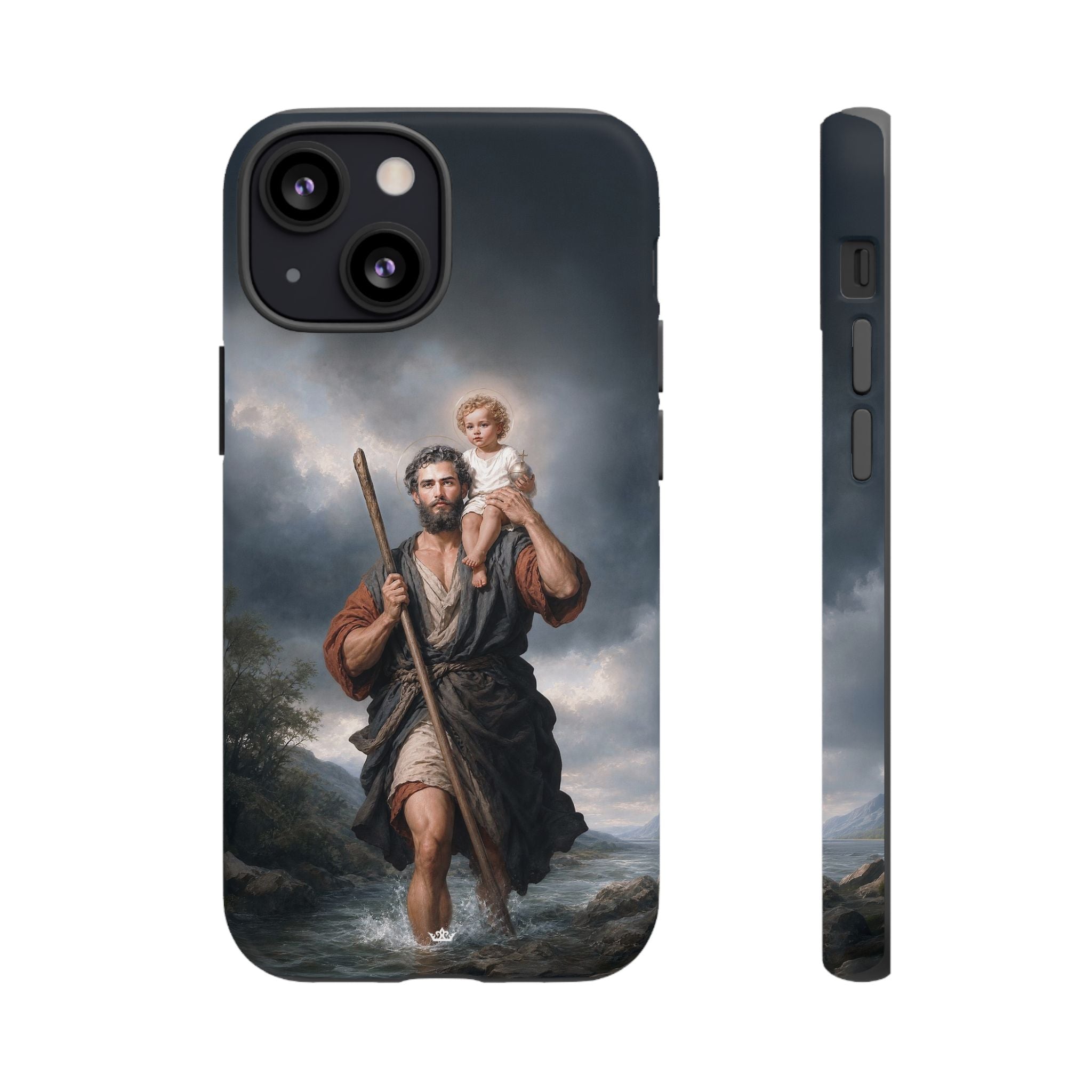 St. Christopher Hard Phone Case (River) Copyright VENXARA