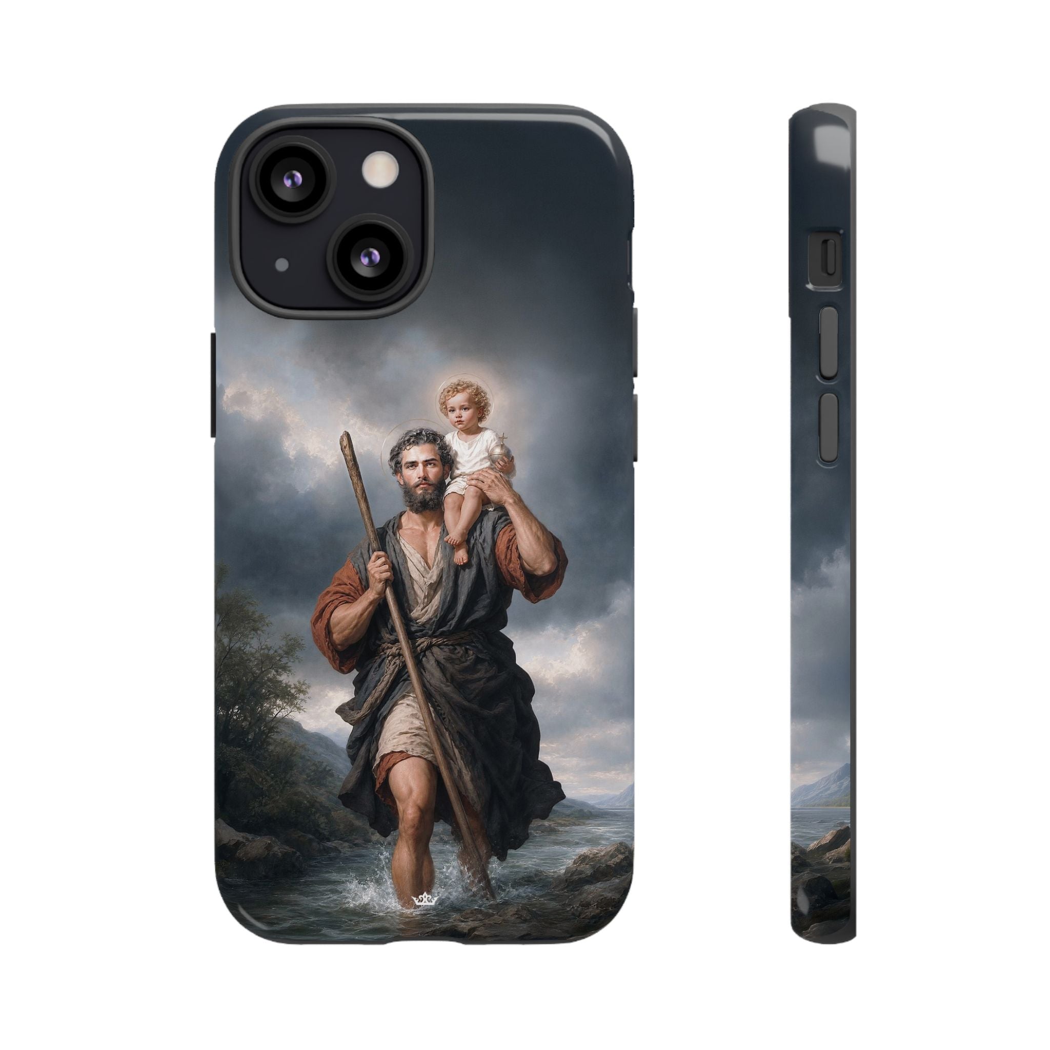 St. Christopher Hard Phone Case (River) Copyright VENXARA