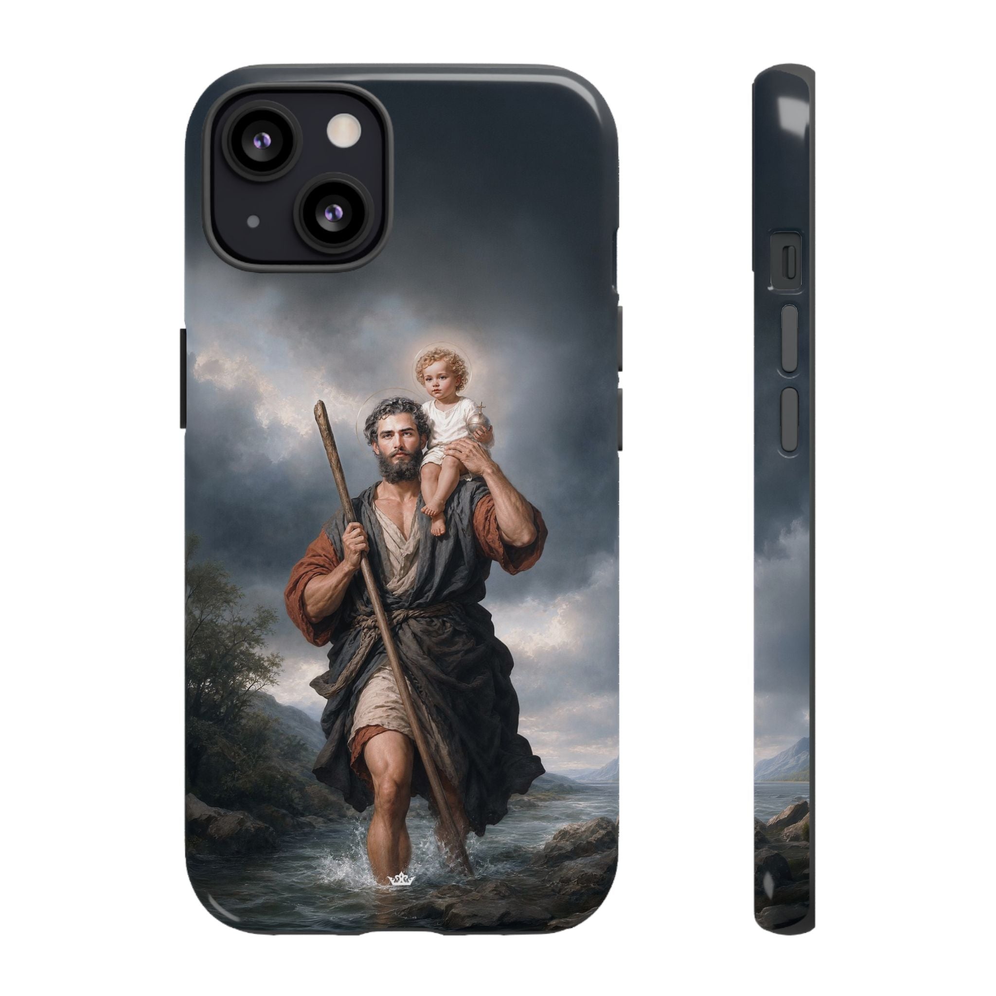 St. Christopher Hard Phone Case (River) Copyright VENXARA