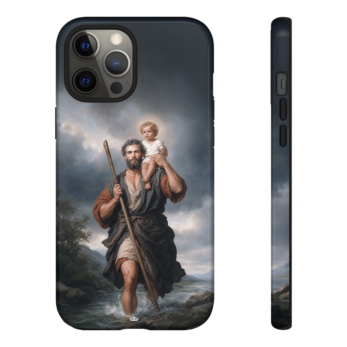 St. Christopher Hard Phone Case (River) Copyright VENXARA