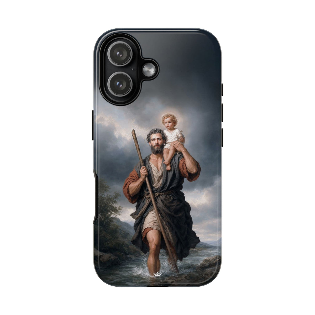 St. Christopher Hard Phone Case (River) Copyright VENXARA