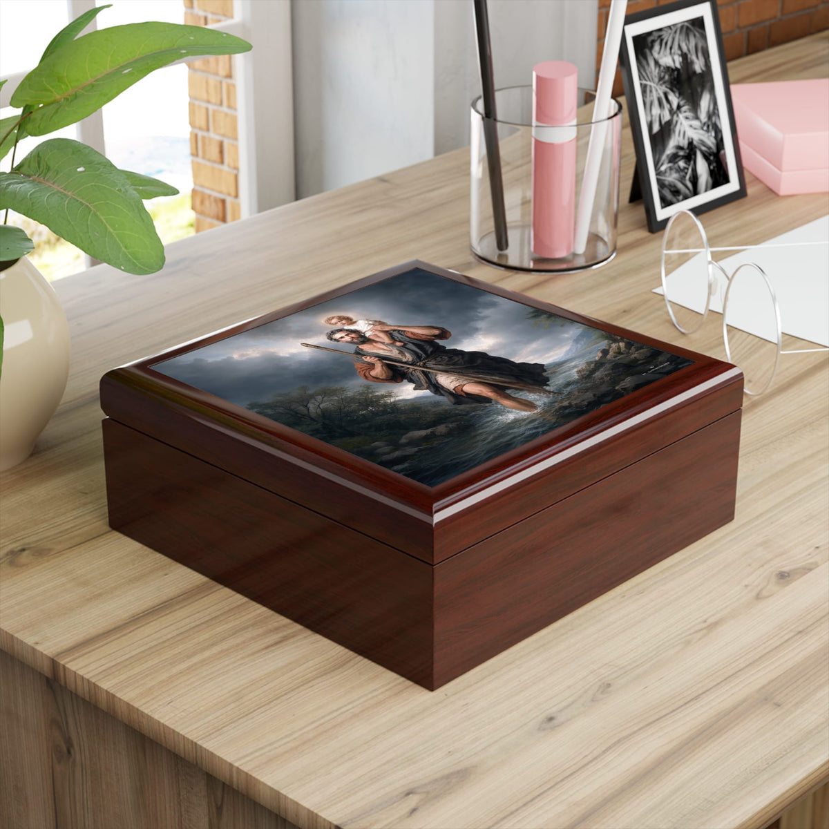 St. Christopher Keepsake Box (River) Copyright VENXARA