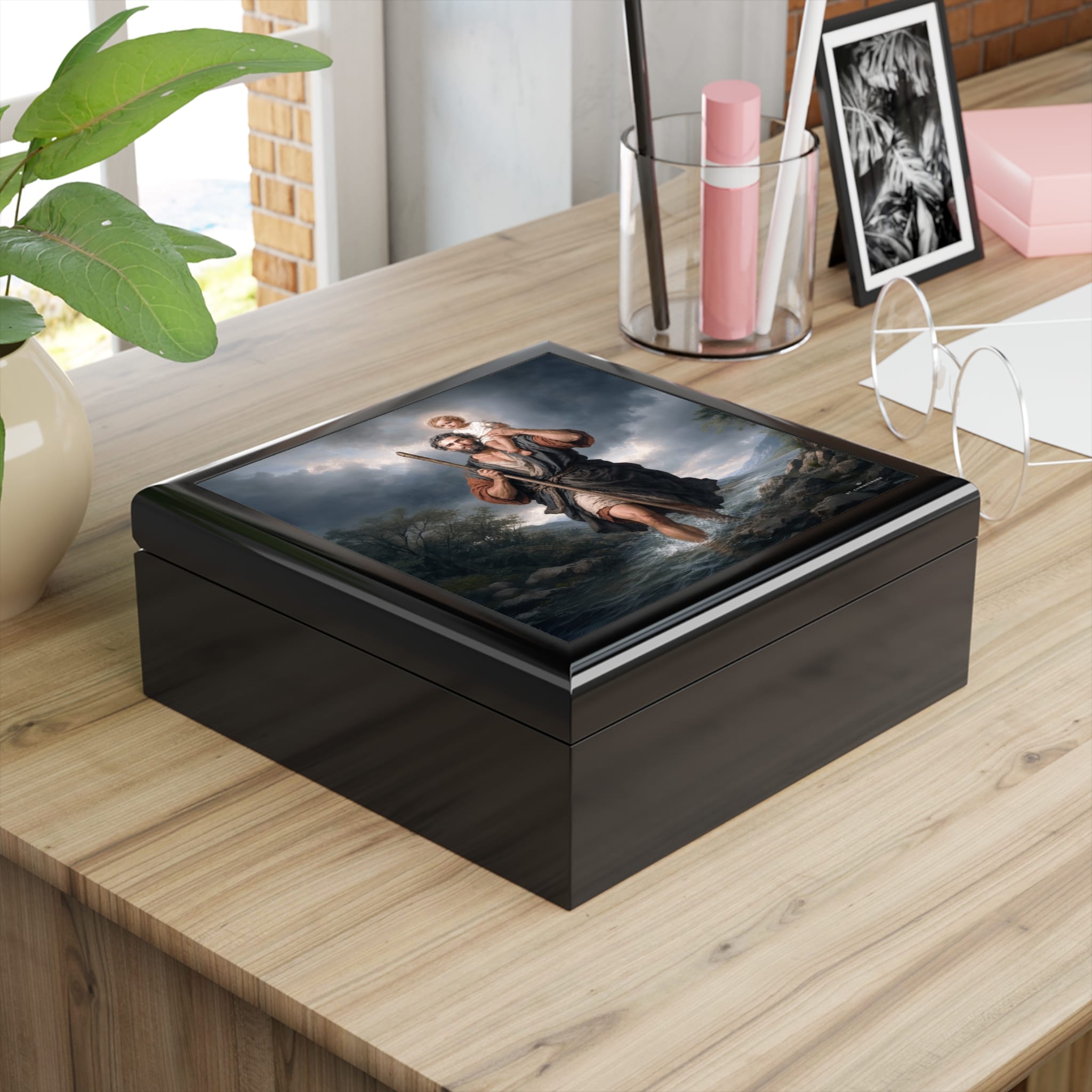 St. Christopher Keepsake Box (River) Copyright VENXARA