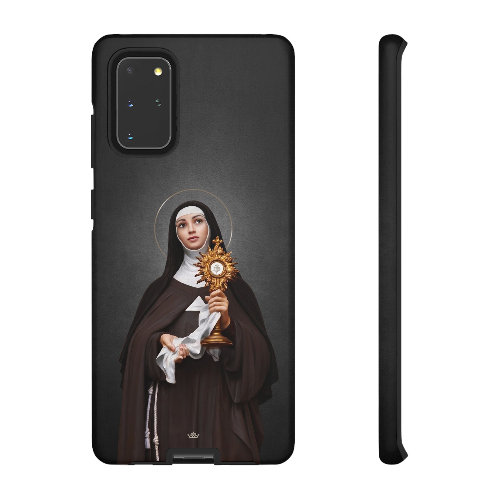 St. Clare of Assisi Hard Phone Case (Dark) - VENXARA®