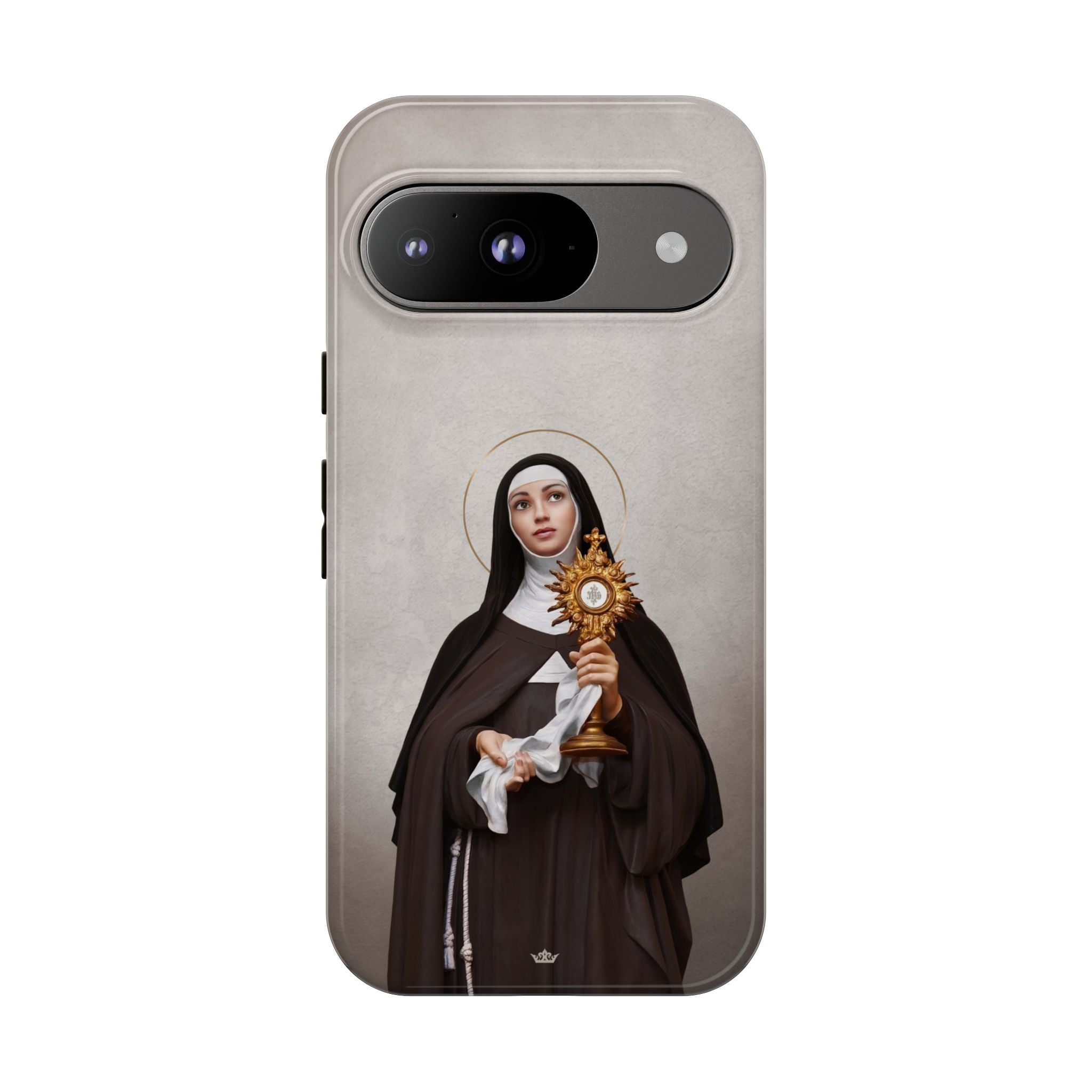 St. Clare of Assisi Hard Phone Case (Light) - VENXARA®