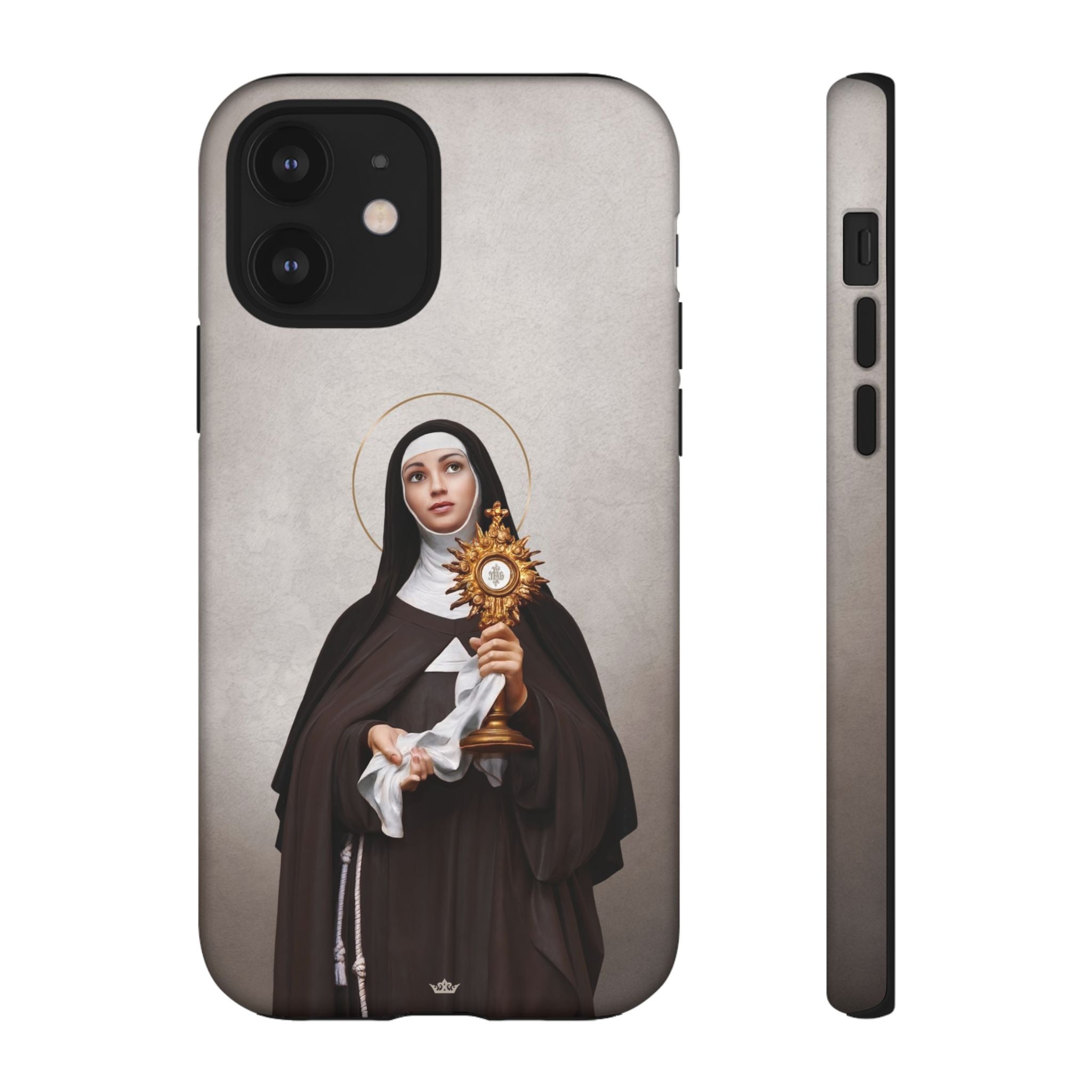 St. Clare of Assisi Hard Phone Case (Light) - VENXARA®