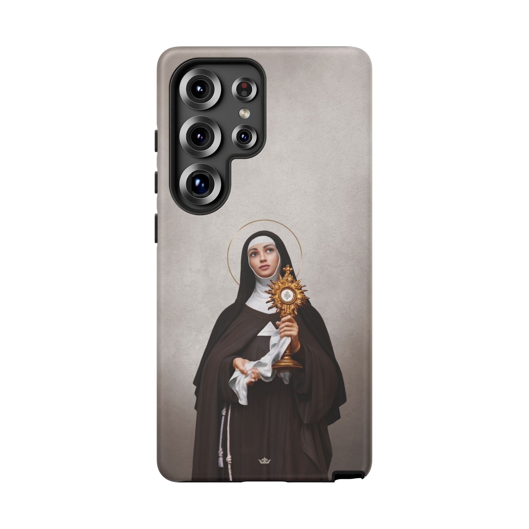 St. Clare of Assisi Hard Phone Case (Light) - VENXARA®