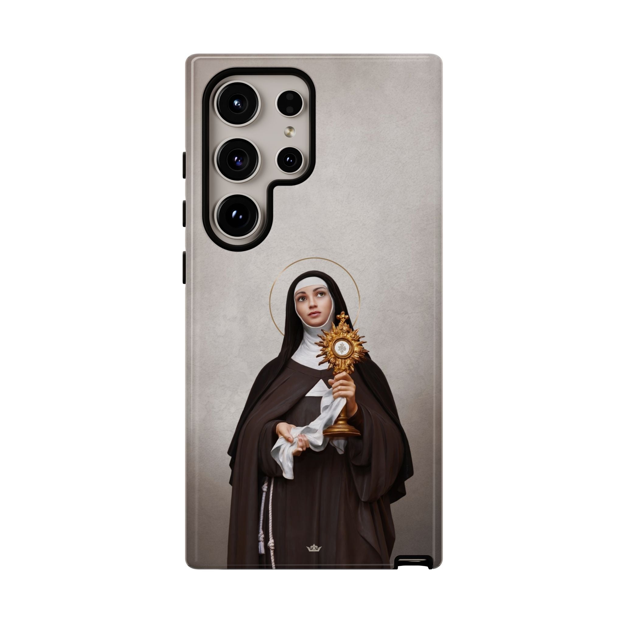 St. Clare of Assisi Hard Phone Case (Light) - VENXARA®