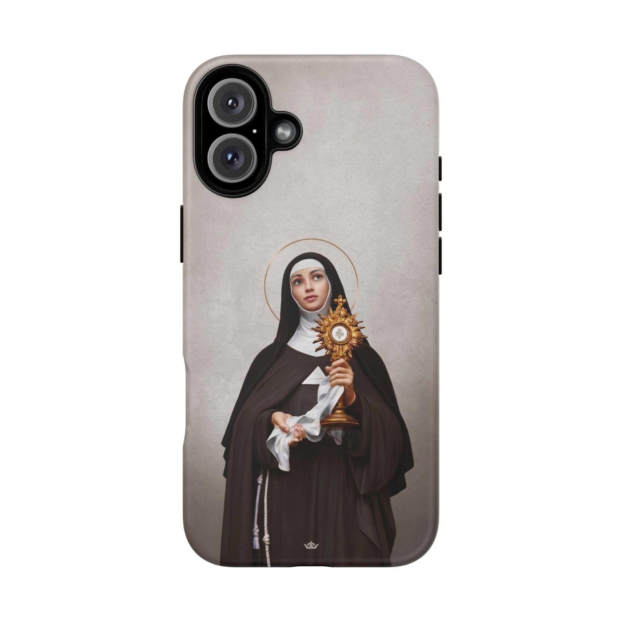 St. Clare of Assisi Hard Phone Case (Light) - VENXARA®