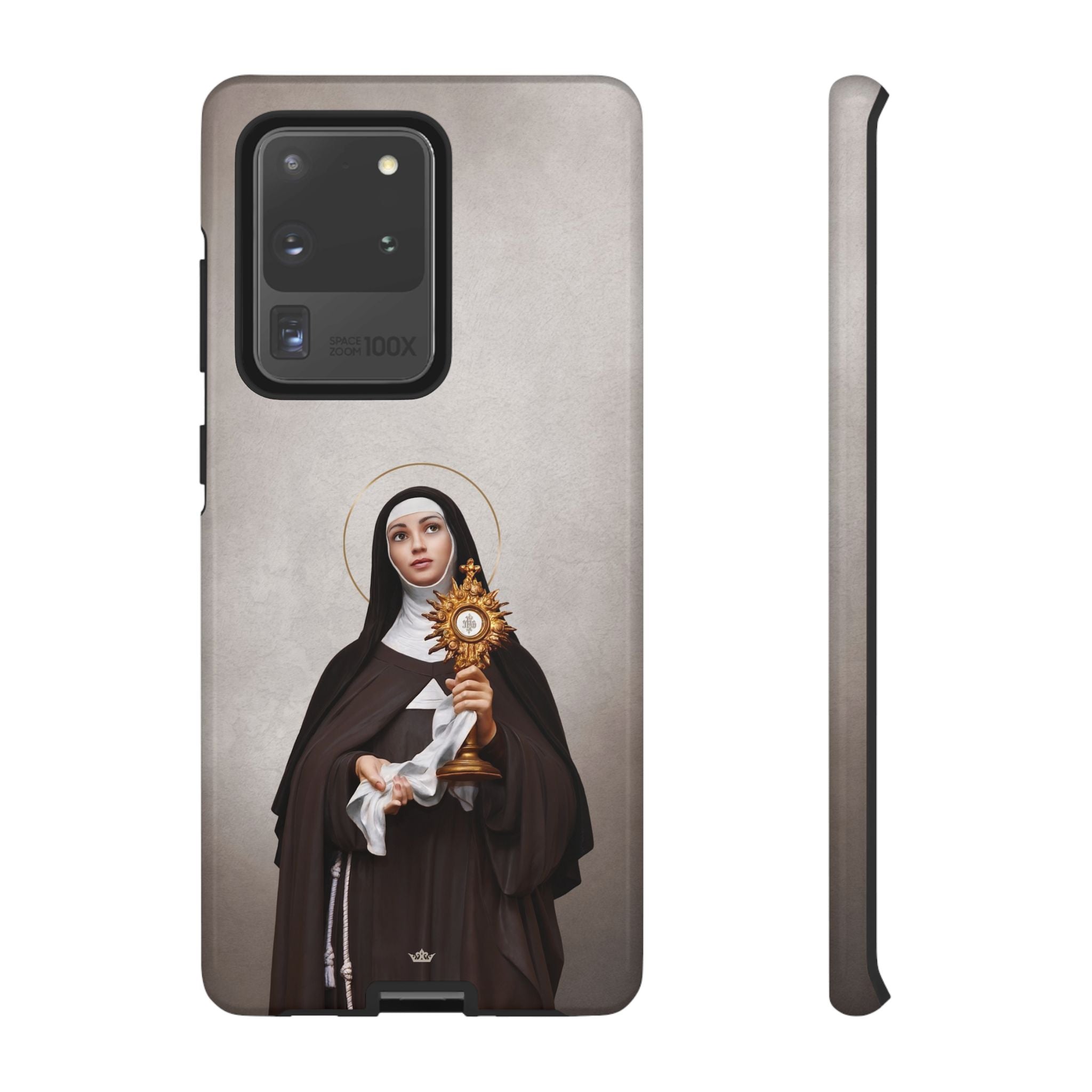 St. Clare of Assisi Hard Phone Case (Light) - VENXARA®