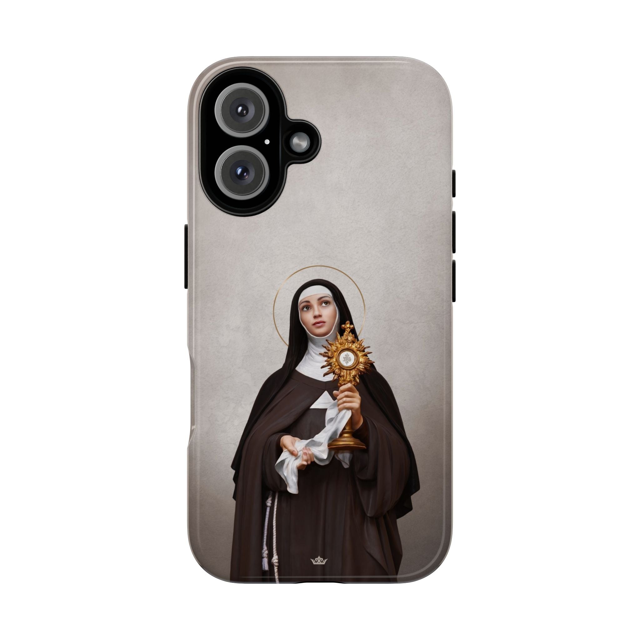 St. Clare of Assisi Hard Phone Case (Light) - VENXARA®