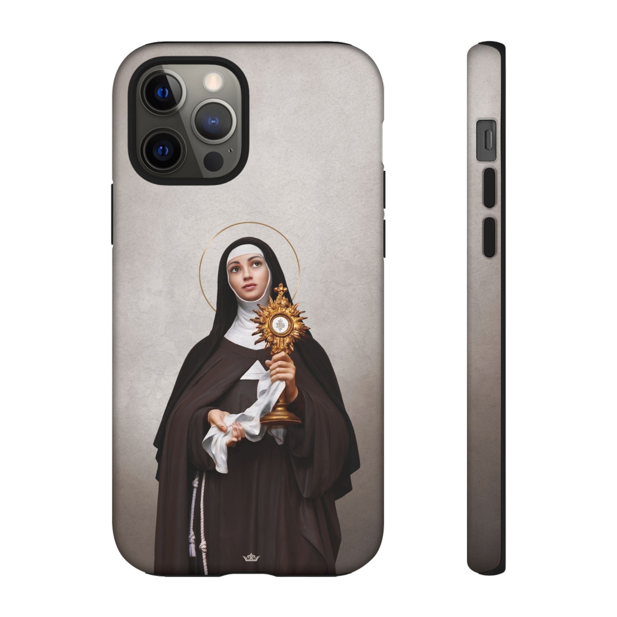 St. Clare of Assisi Hard Phone Case (Light) - VENXARA®