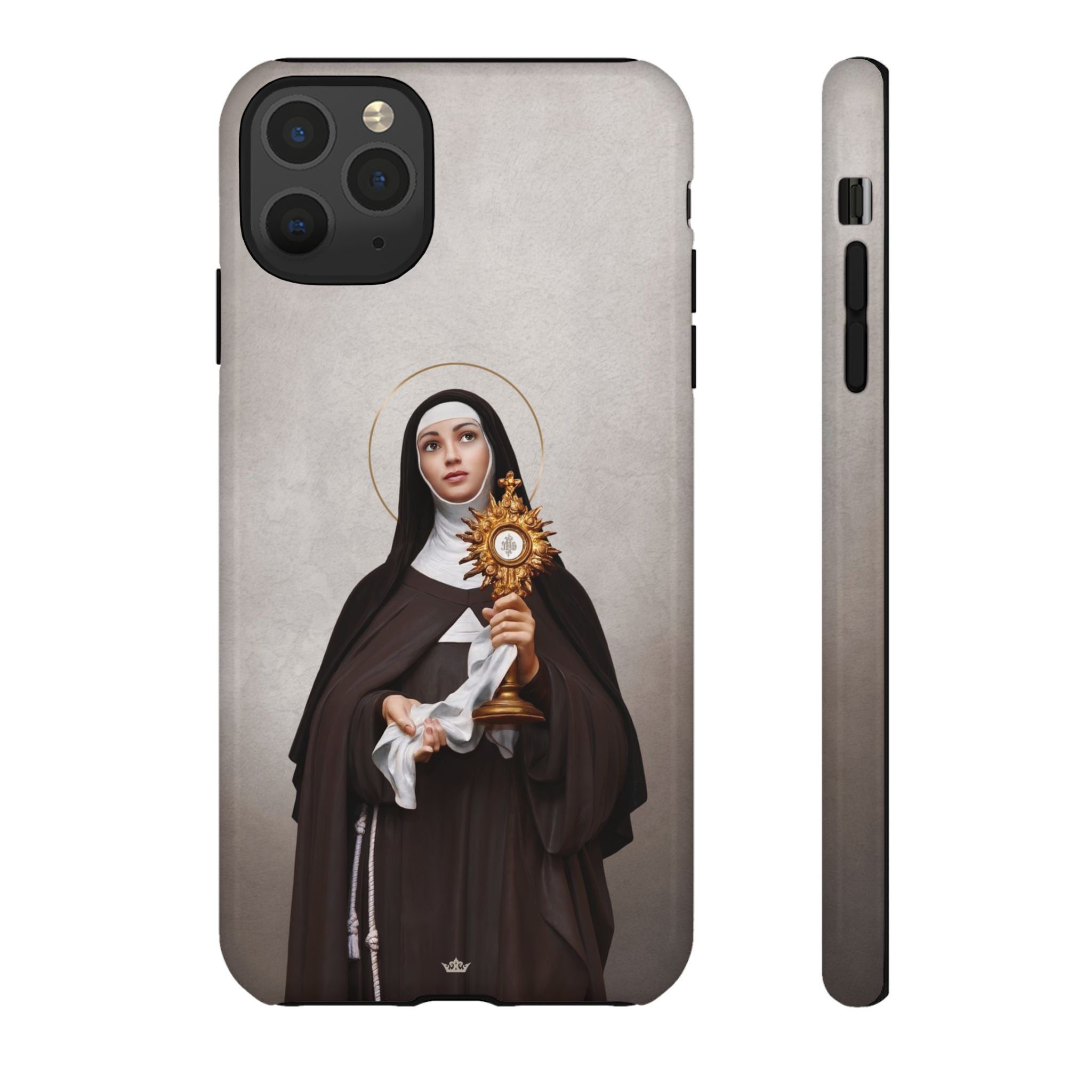 St. Clare of Assisi Hard Phone Case (Light) - VENXARA®