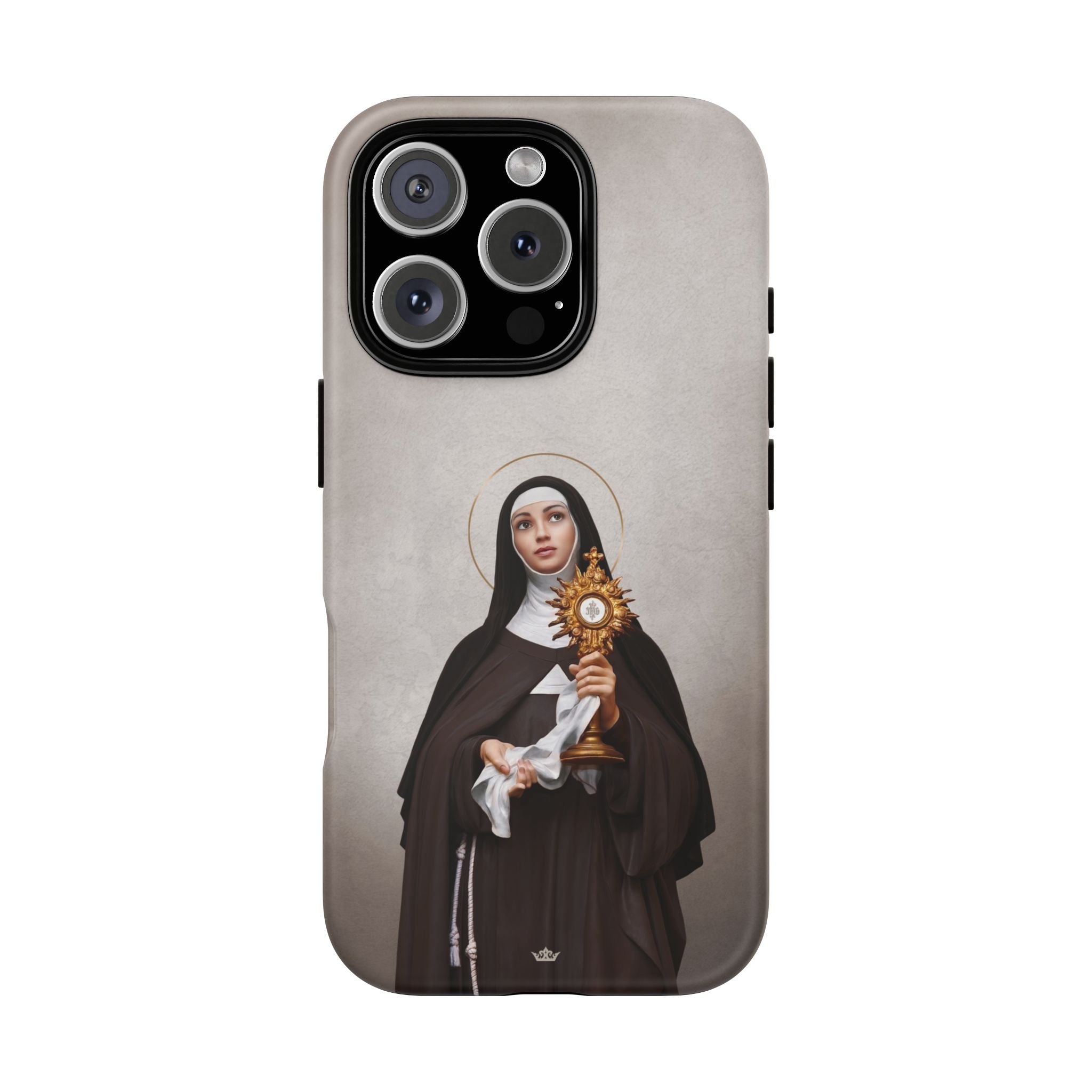 St. Clare of Assisi Hard Phone Case (Light) - VENXARA®