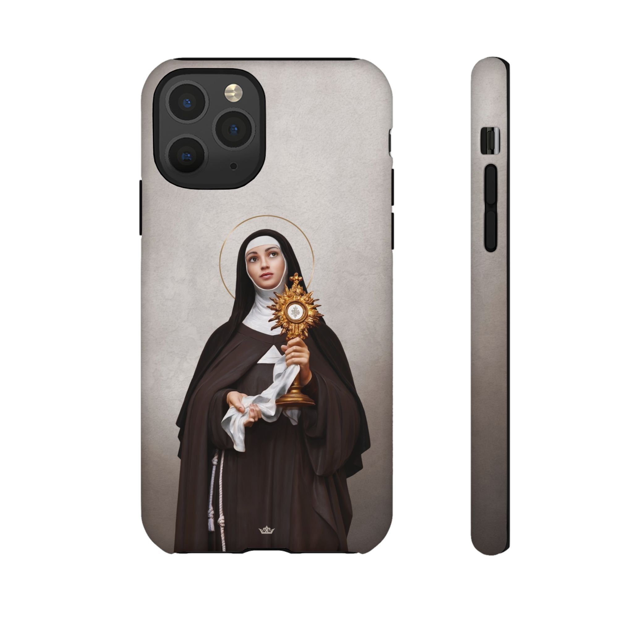 St. Clare of Assisi Hard Phone Case (Light) - VENXARA®