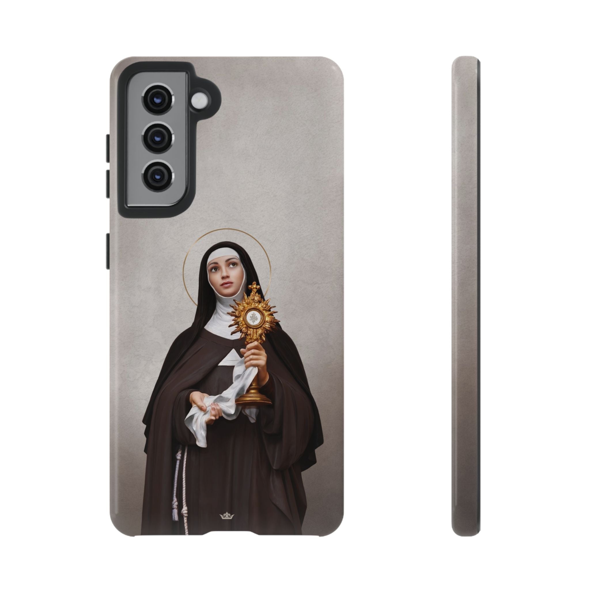 St. Clare of Assisi Hard Phone Case (Light) - VENXARA®