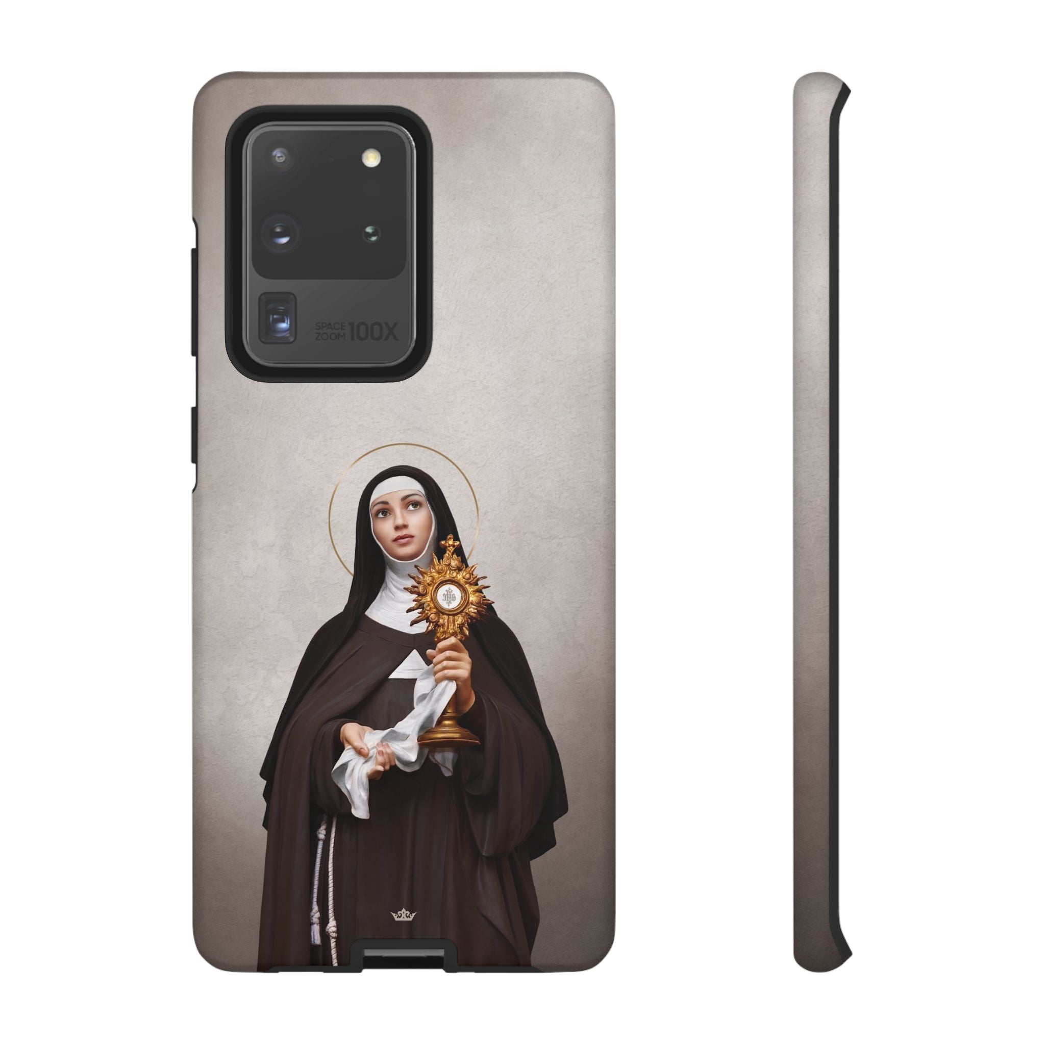 St. Clare of Assisi Hard Phone Case (Light) - VENXARA®