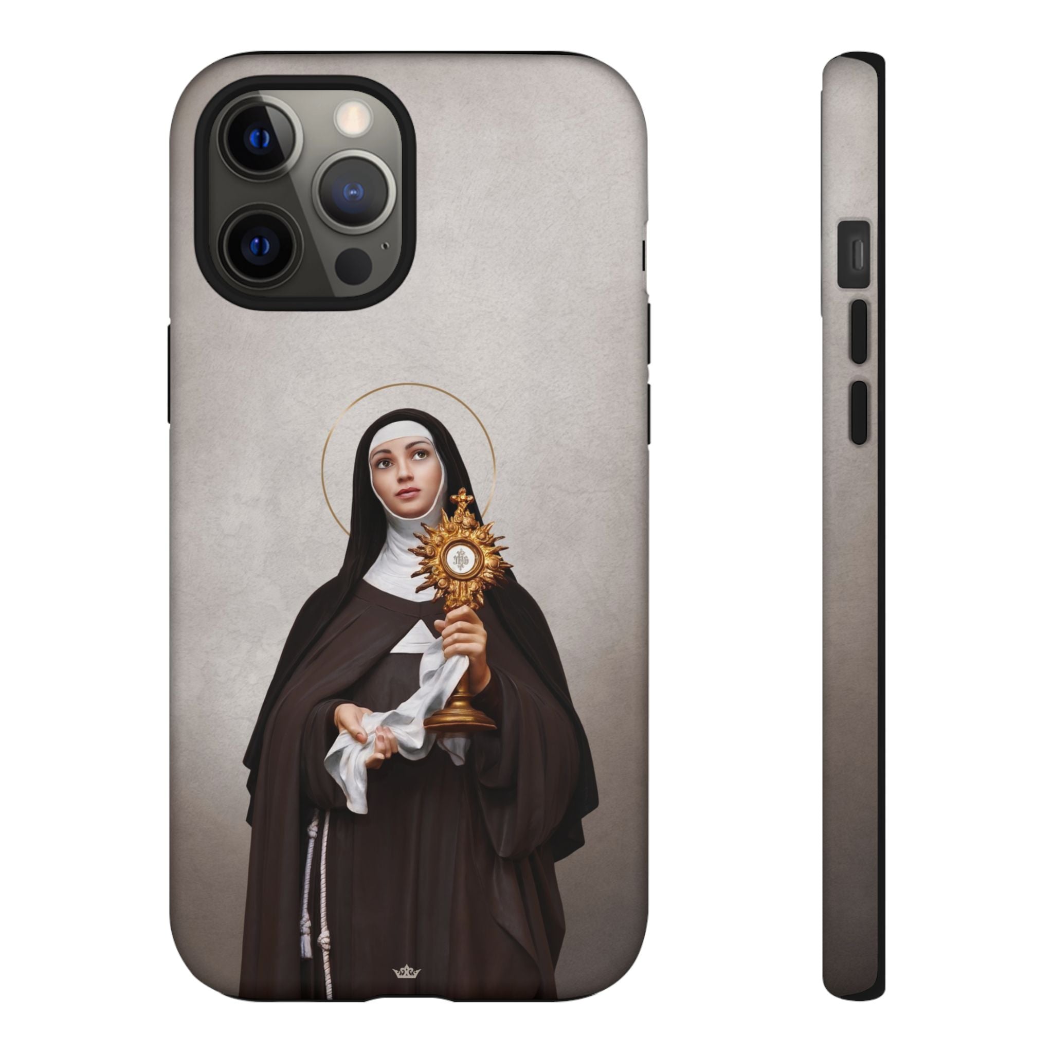 St. Clare of Assisi Hard Phone Case (Light) - VENXARA®