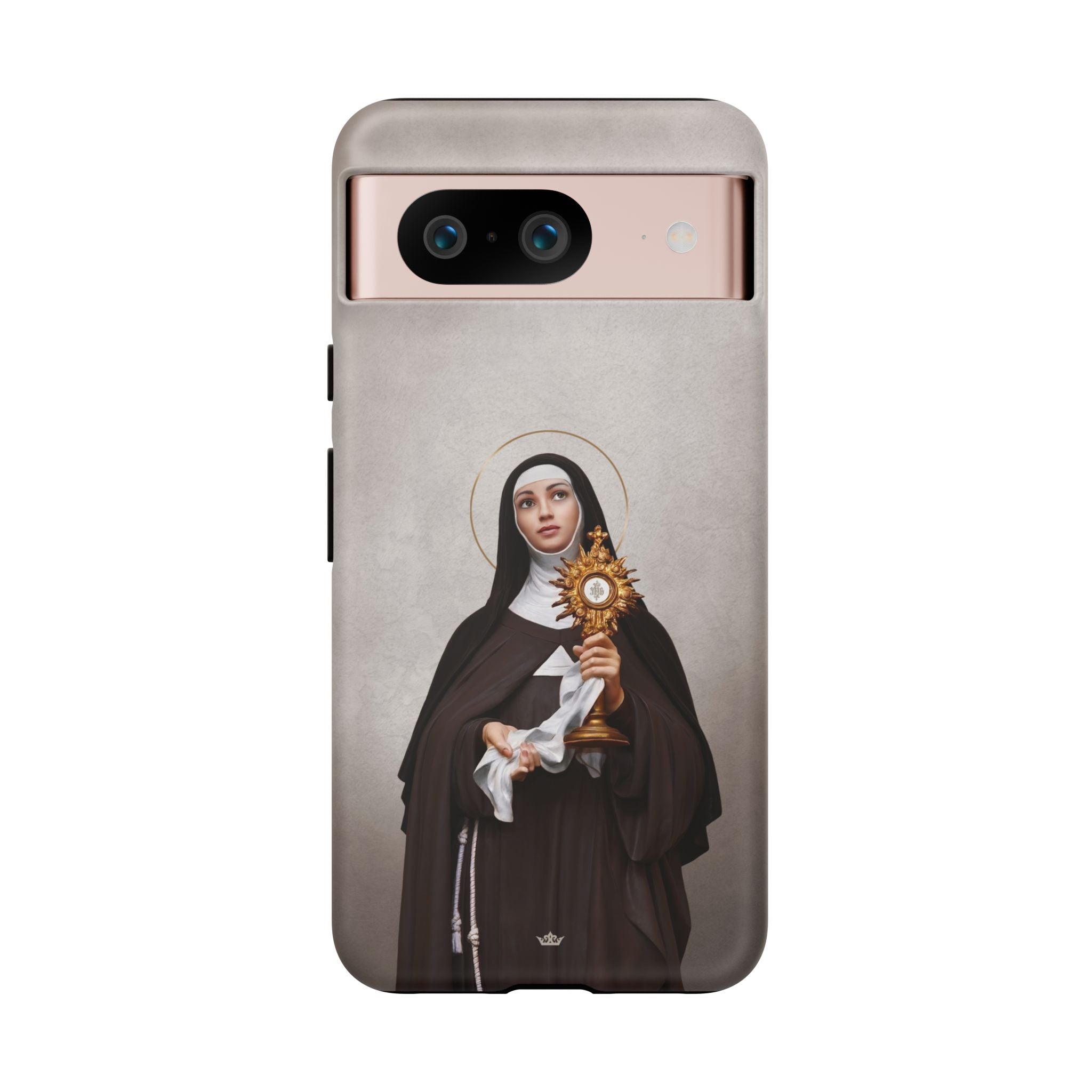 St. Clare of Assisi Hard Phone Case (Light) - VENXARA®