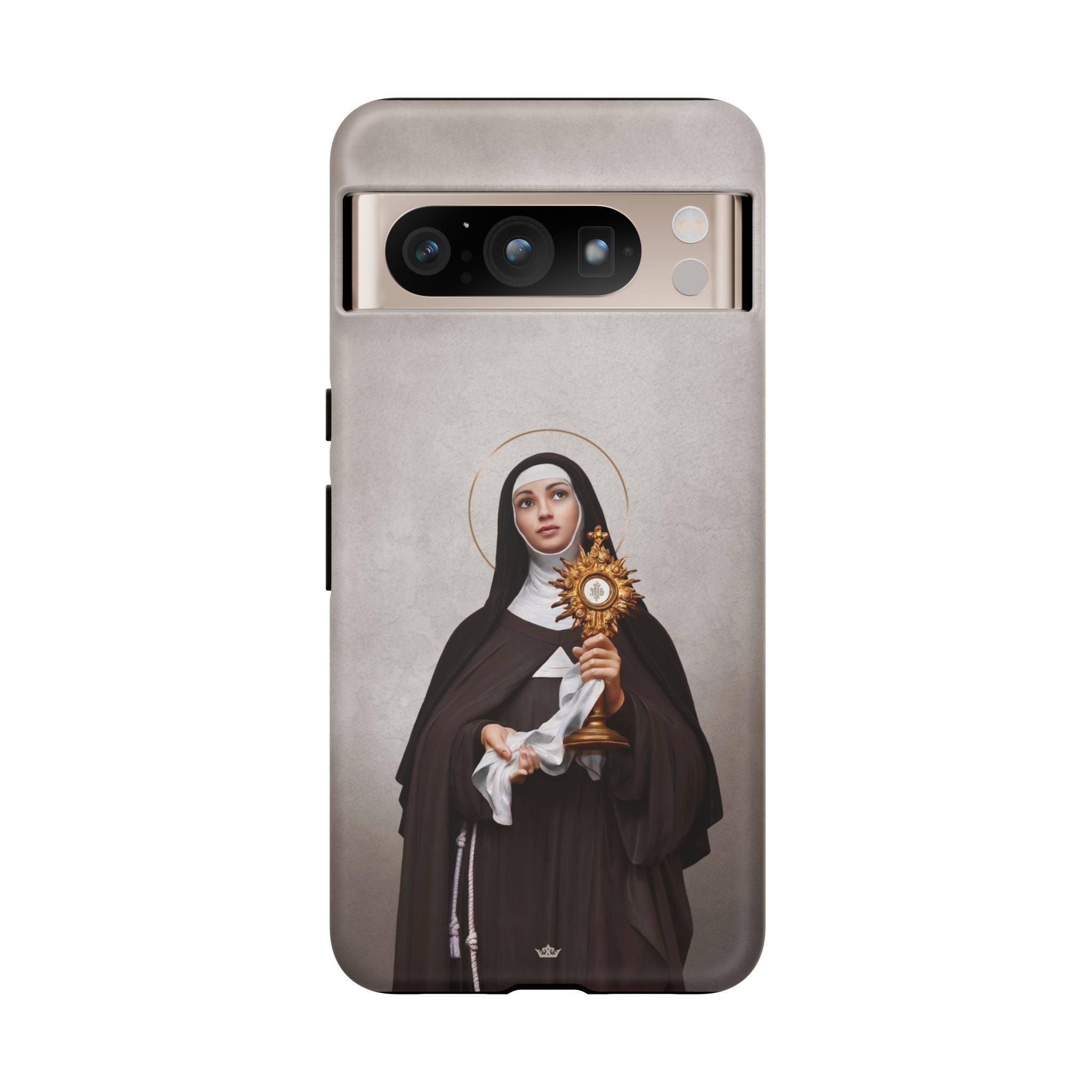 St. Clare of Assisi Hard Phone Case (Light) - VENXARA®