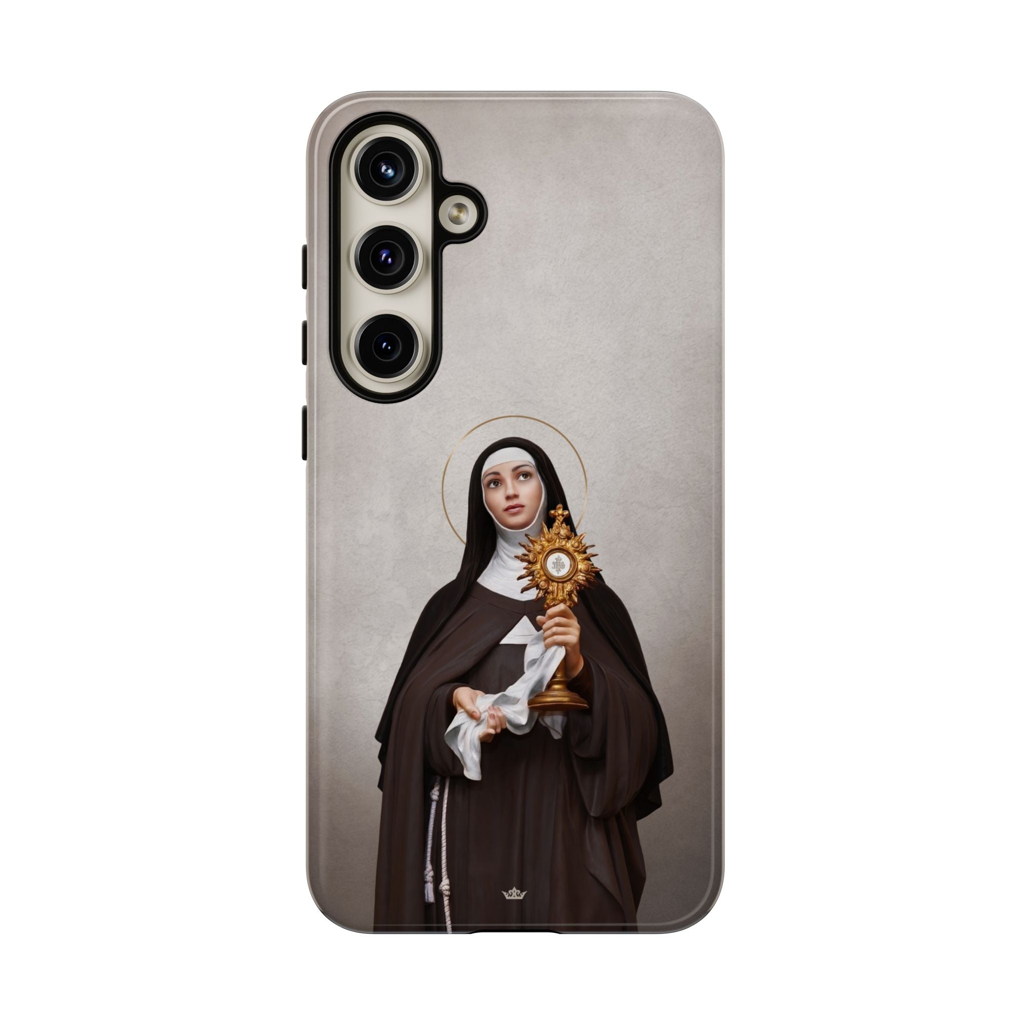 St. Clare of Assisi Hard Phone Case (Light) - VENXARA®