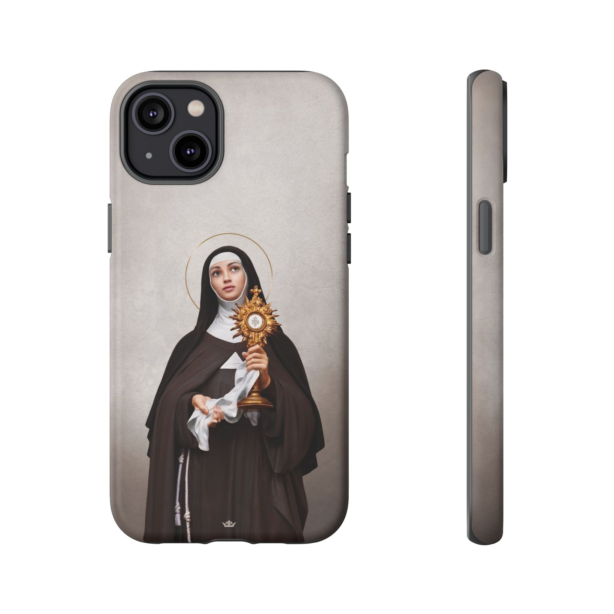 St. Clare of Assisi Hard Phone Case (Light) - VENXARA®