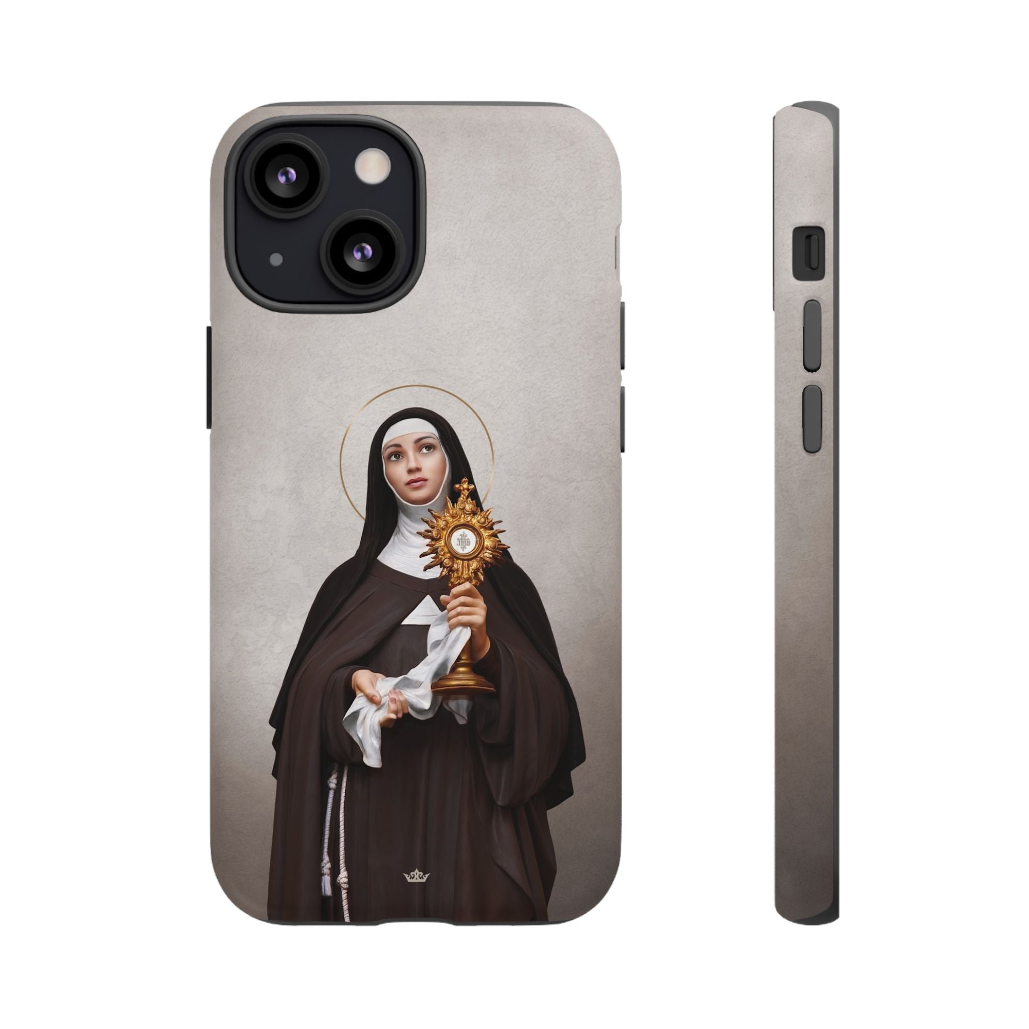 St. Clare of Assisi Hard Phone Case (Light) - VENXARA®