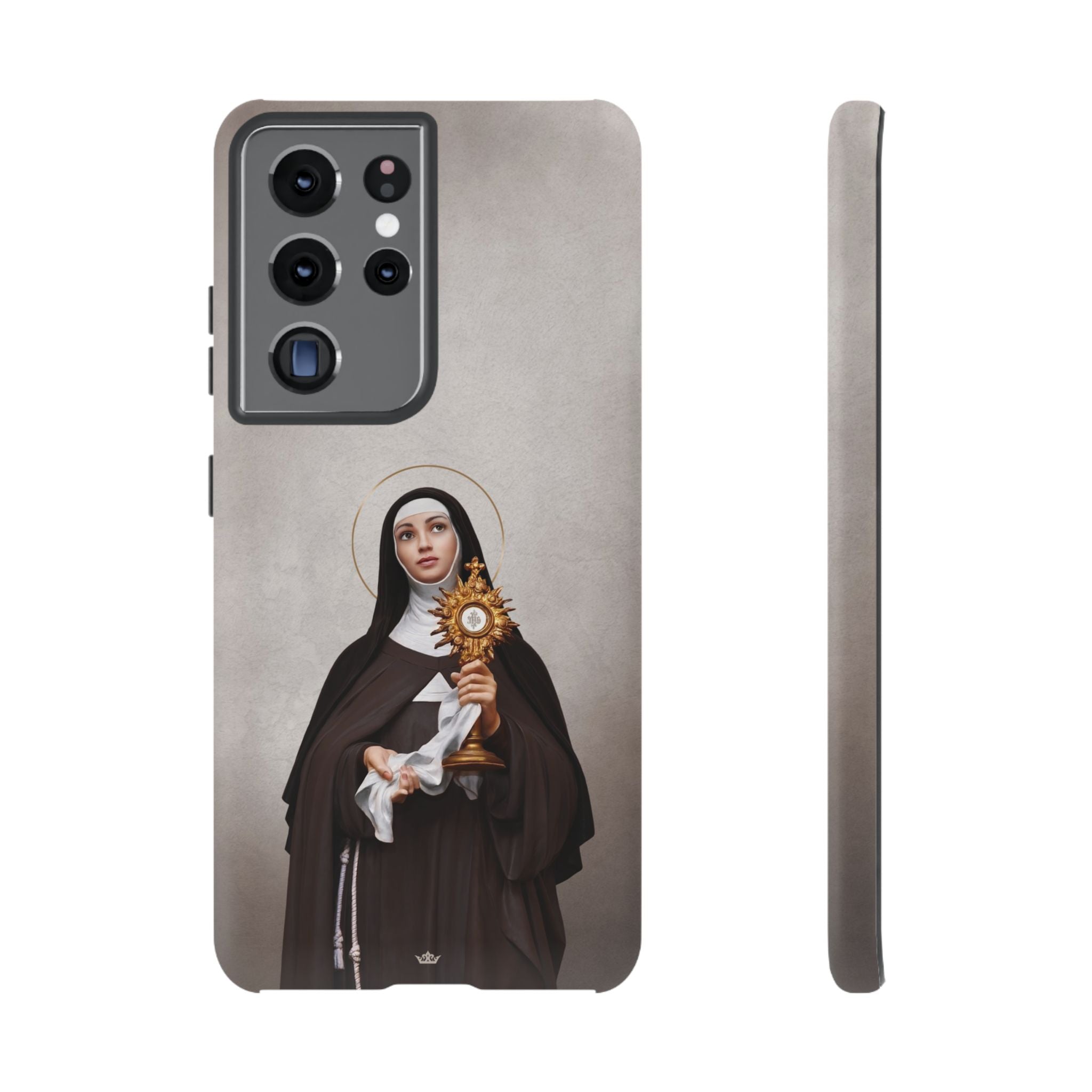 St. Clare of Assisi Hard Phone Case (Light) - VENXARA®