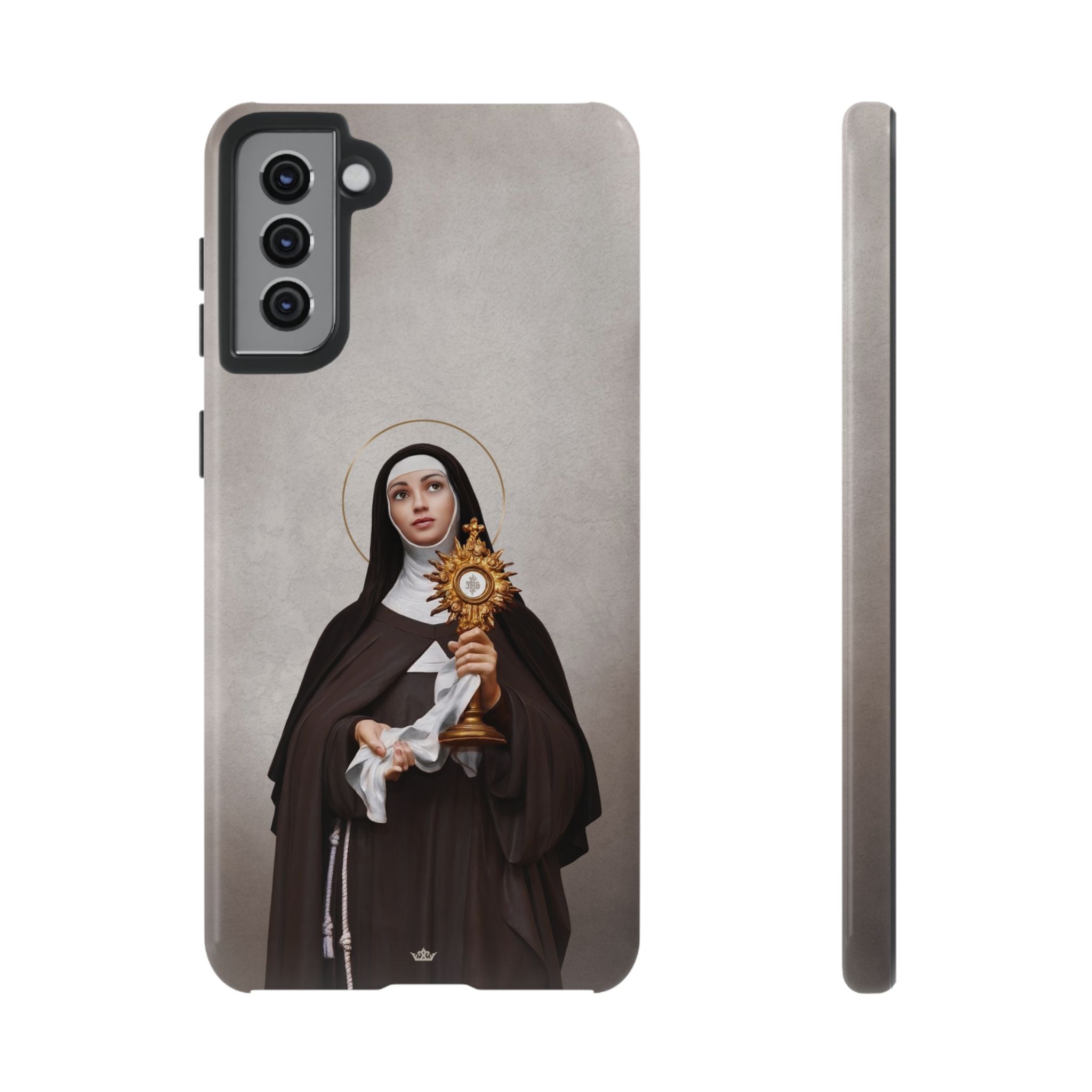 St. Clare of Assisi Hard Phone Case (Light) - VENXARA®