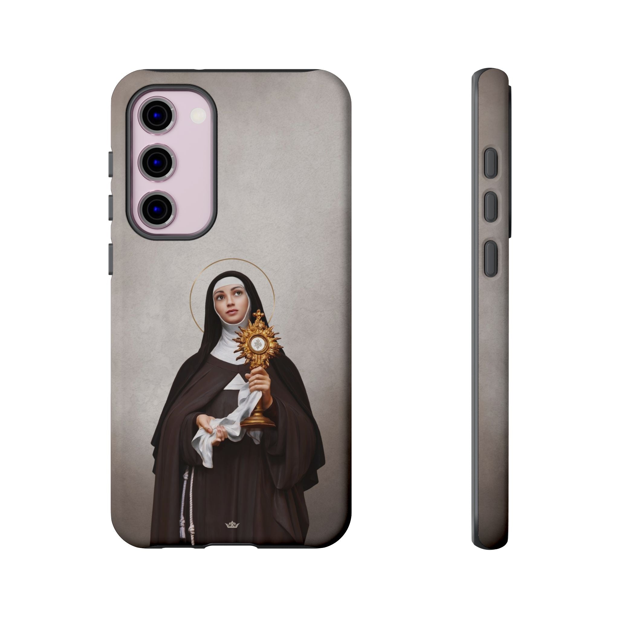 St. Clare of Assisi Hard Phone Case (Light) - VENXARA®