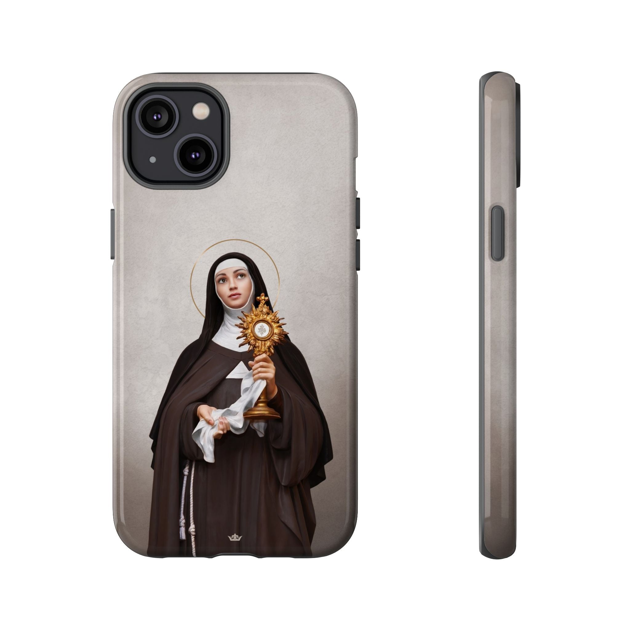 St. Clare of Assisi Hard Phone Case (Light) - VENXARA®