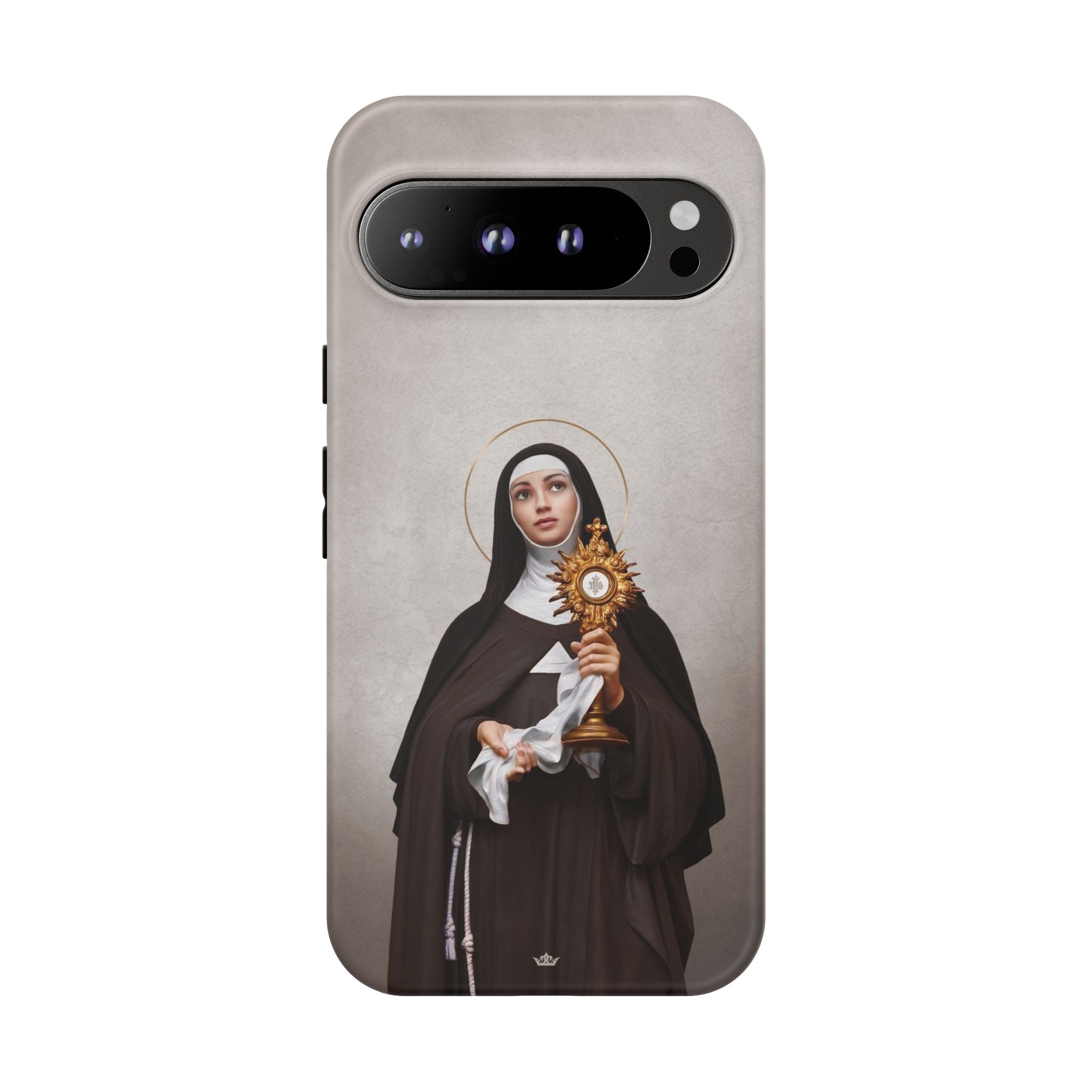 St. Clare of Assisi Hard Phone Case (Light) - VENXARA®