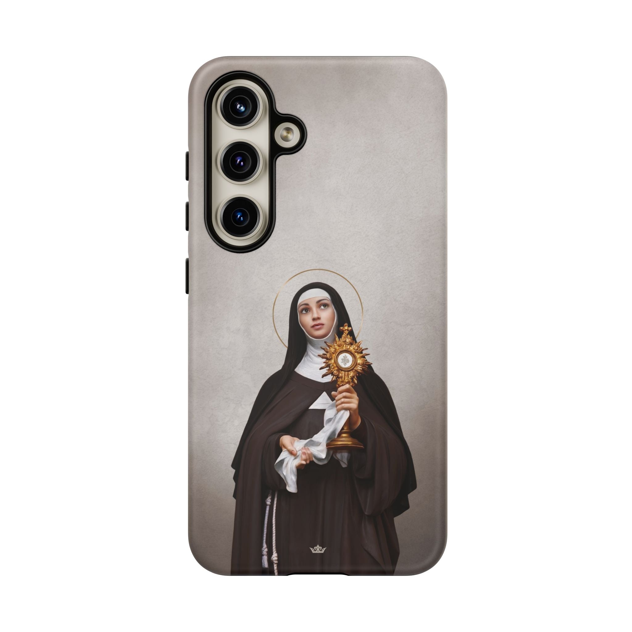 St. Clare of Assisi Hard Phone Case (Light) - VENXARA®