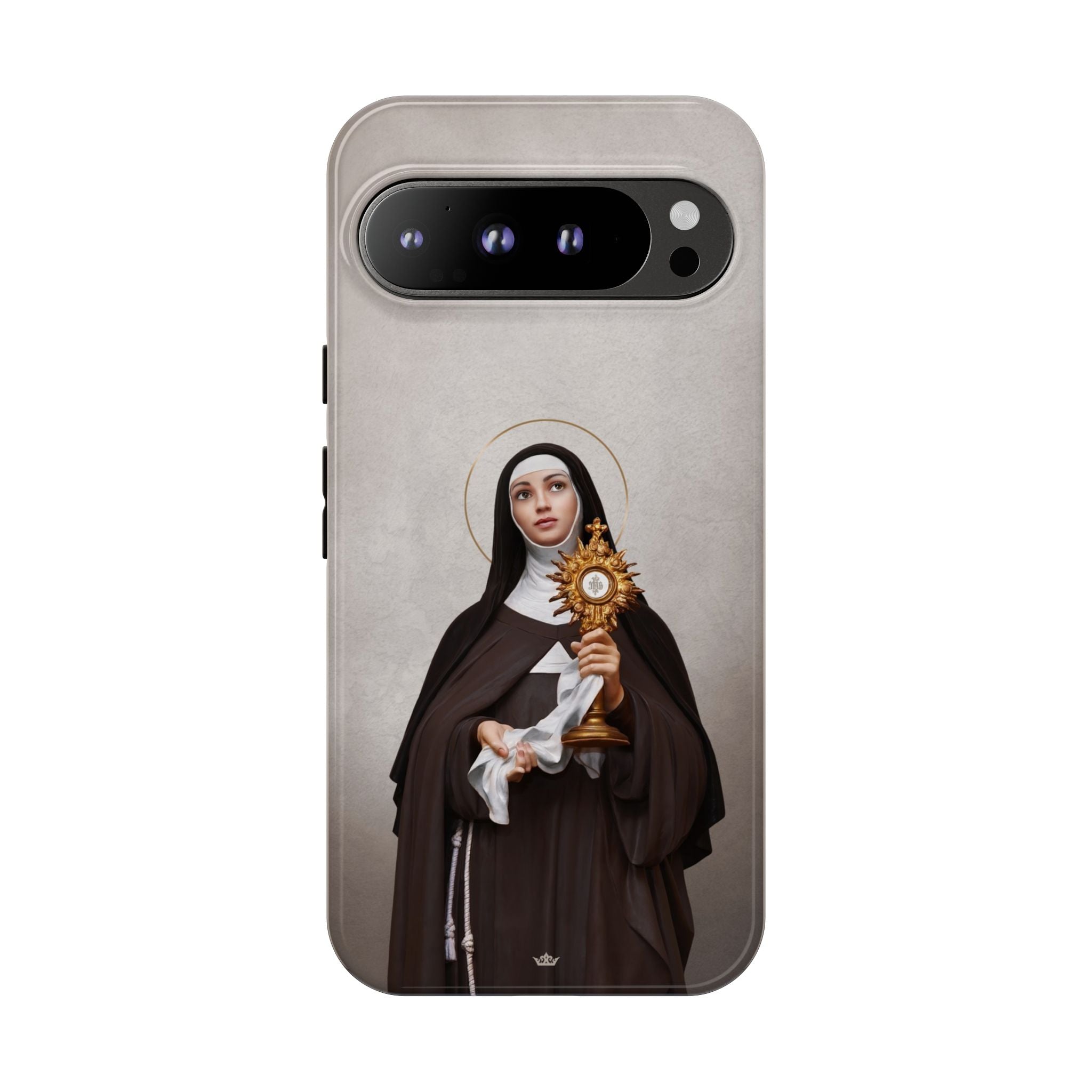 St. Clare of Assisi Hard Phone Case (Light) - VENXARA®