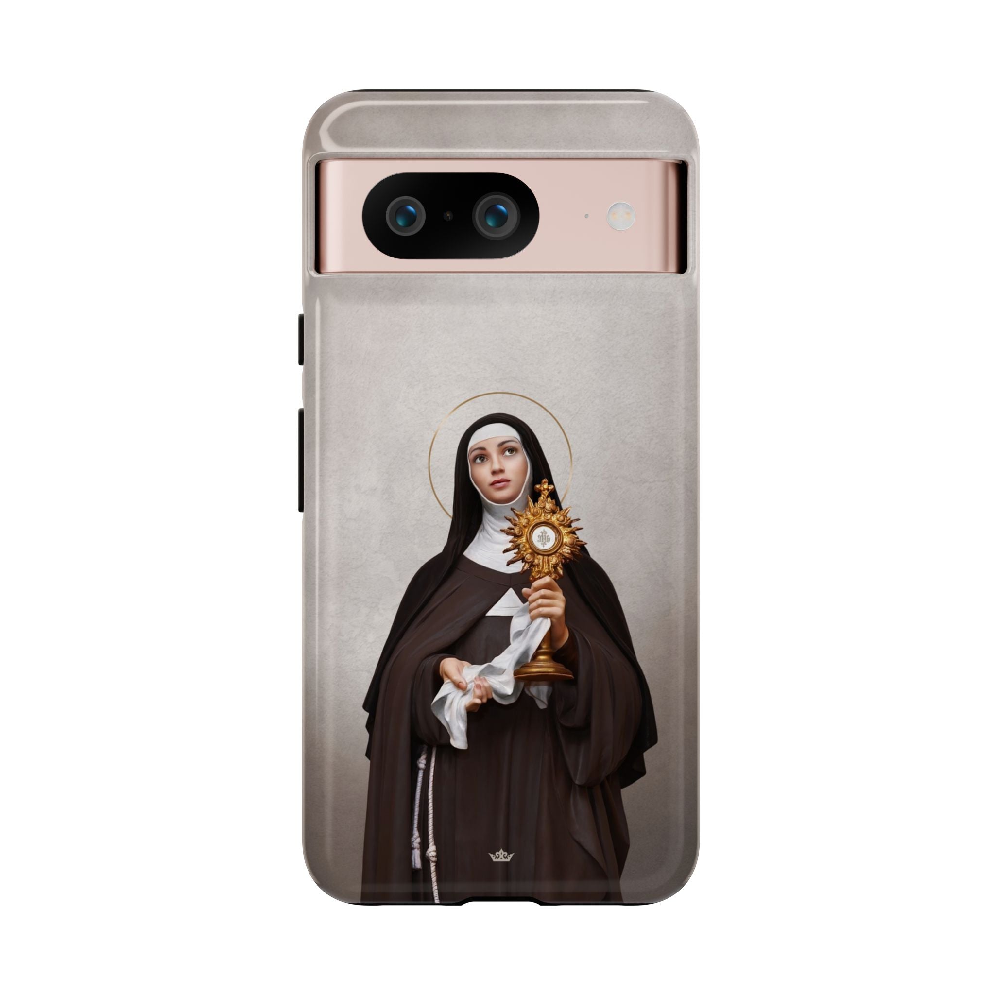 St. Clare of Assisi Hard Phone Case (Light) - VENXARA®