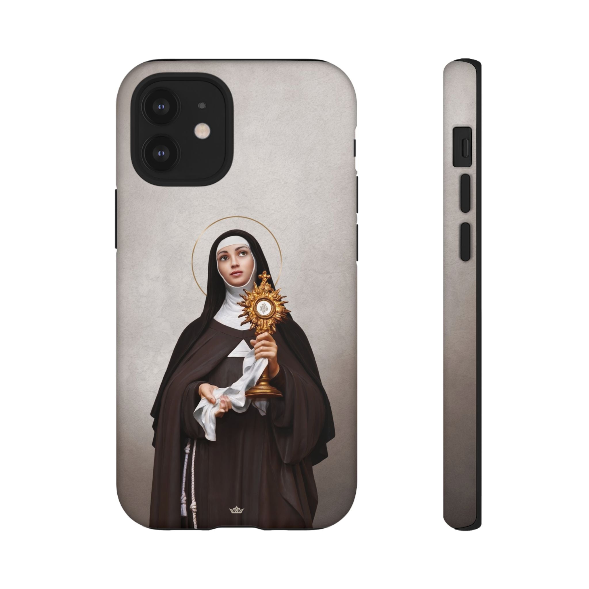 St. Clare of Assisi Hard Phone Case (Light) - VENXARA®