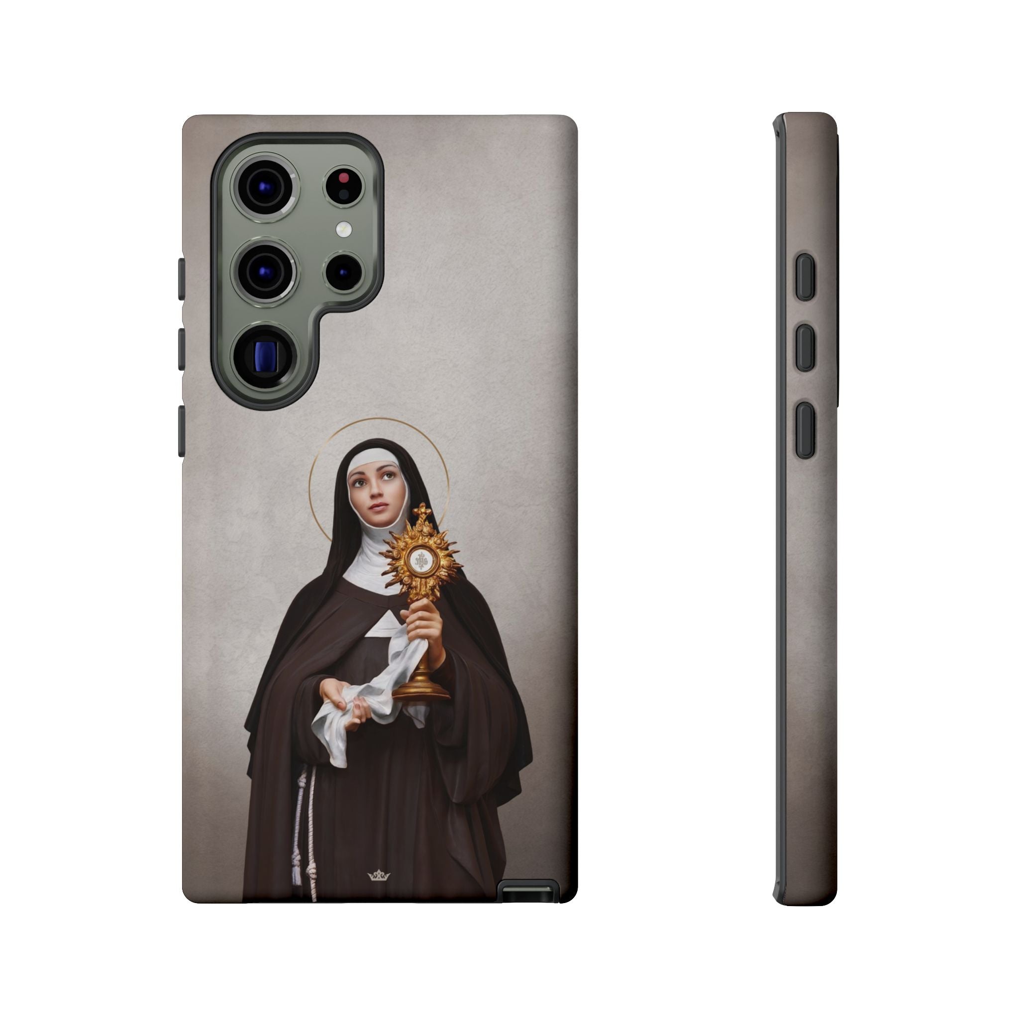 St. Clare of Assisi Hard Phone Case (Light) - VENXARA®