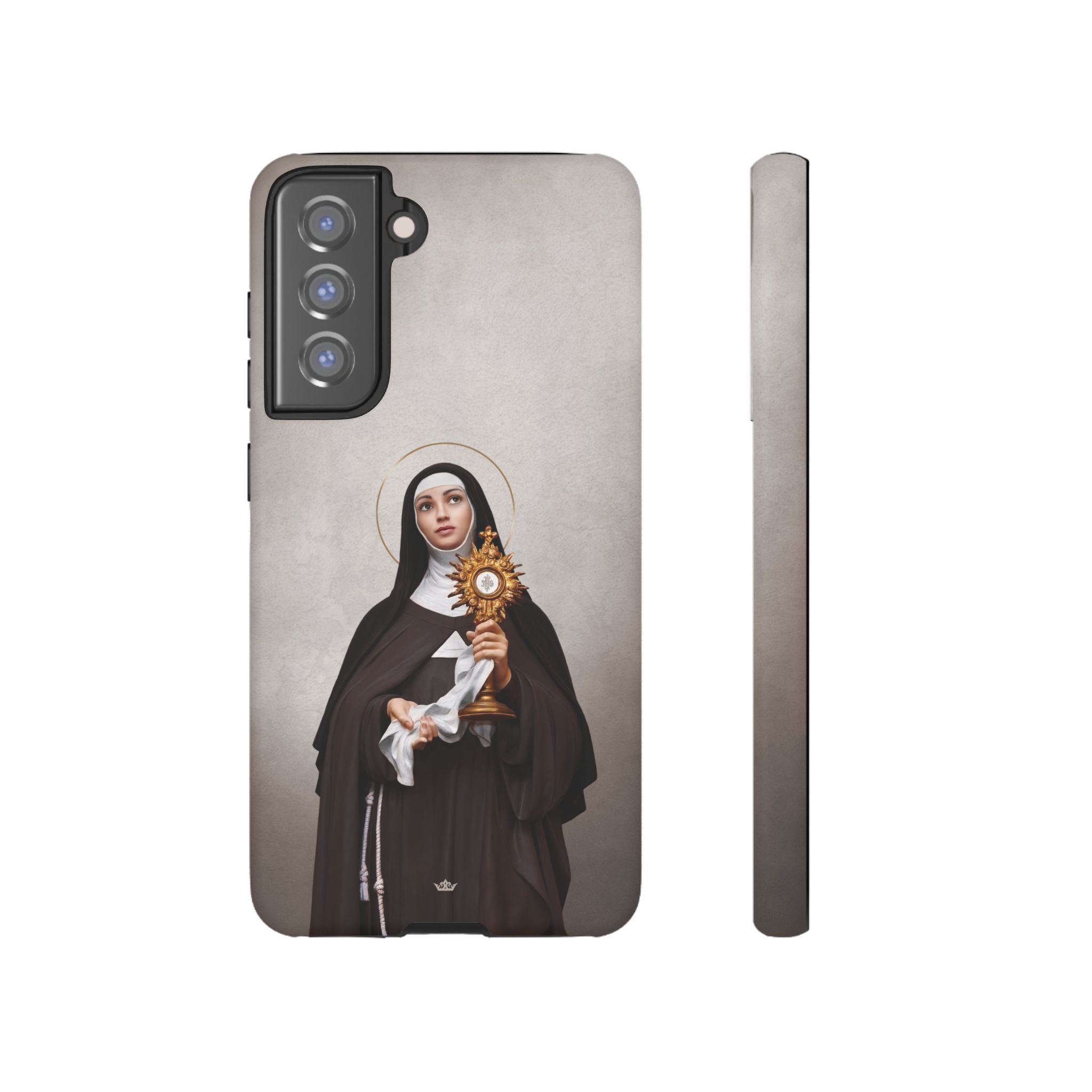 St. Clare of Assisi Hard Phone Case (Light) - VENXARA®