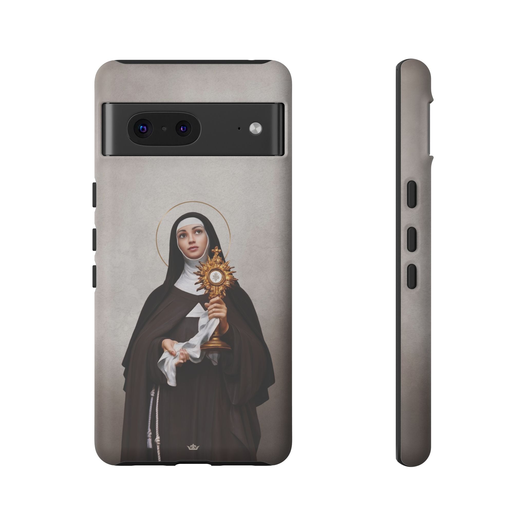 St. Clare of Assisi Hard Phone Case (Light) - VENXARA®