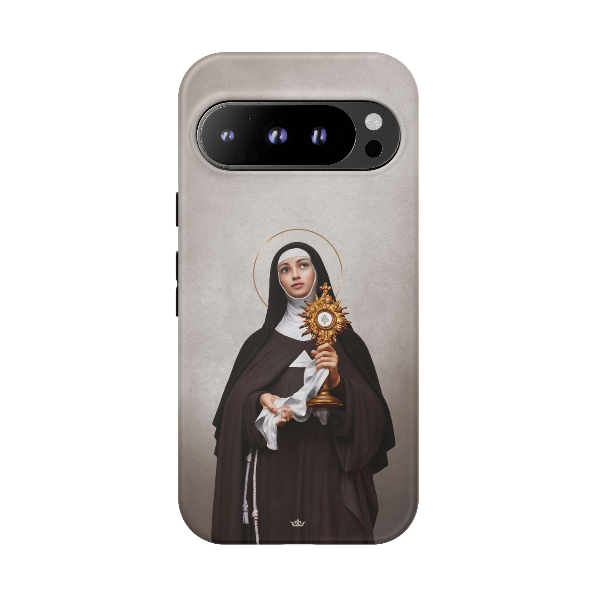 St. Clare of Assisi Hard Phone Case (Light) - VENXARA®