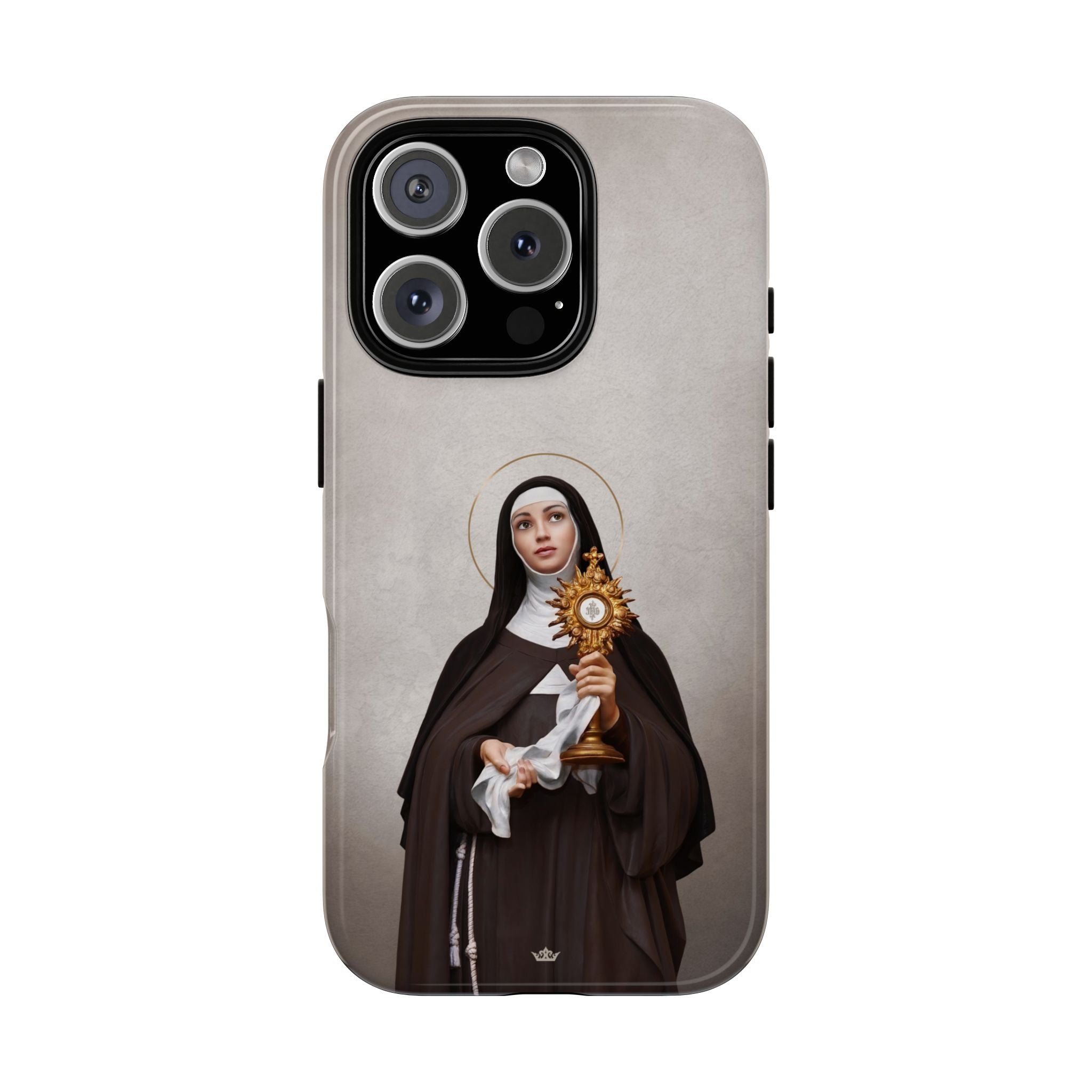 St. Clare of Assisi Hard Phone Case (Light) - VENXARA®