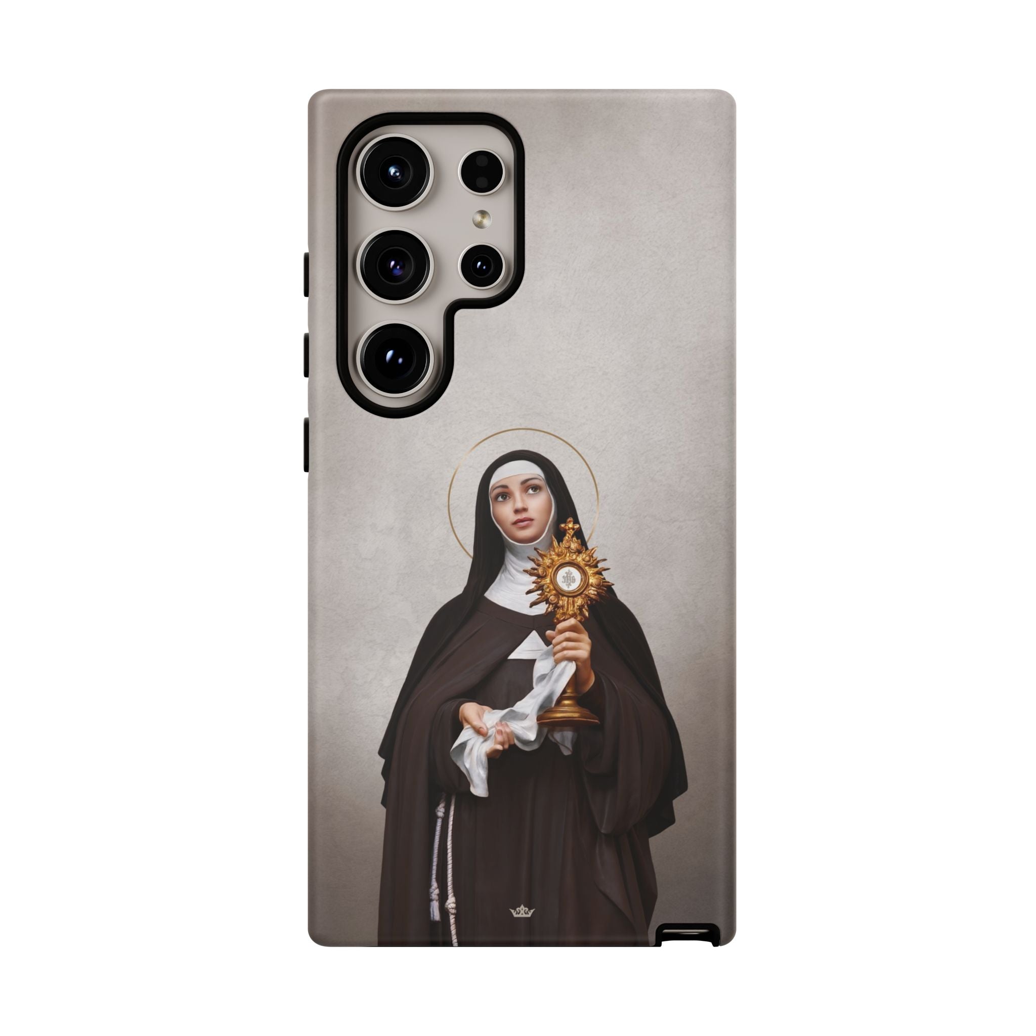 St. Clare of Assisi Hard Phone Case (Light) - VENXARA®